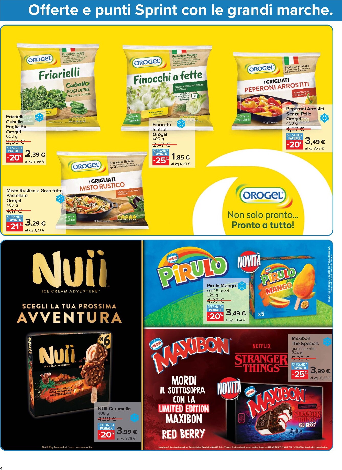 carrefour - Volantino futuro Carrefour iper - Punti Sprint Payback valido dal martedì 30/06/2026 al domenica 12/07/2026 - page: 4