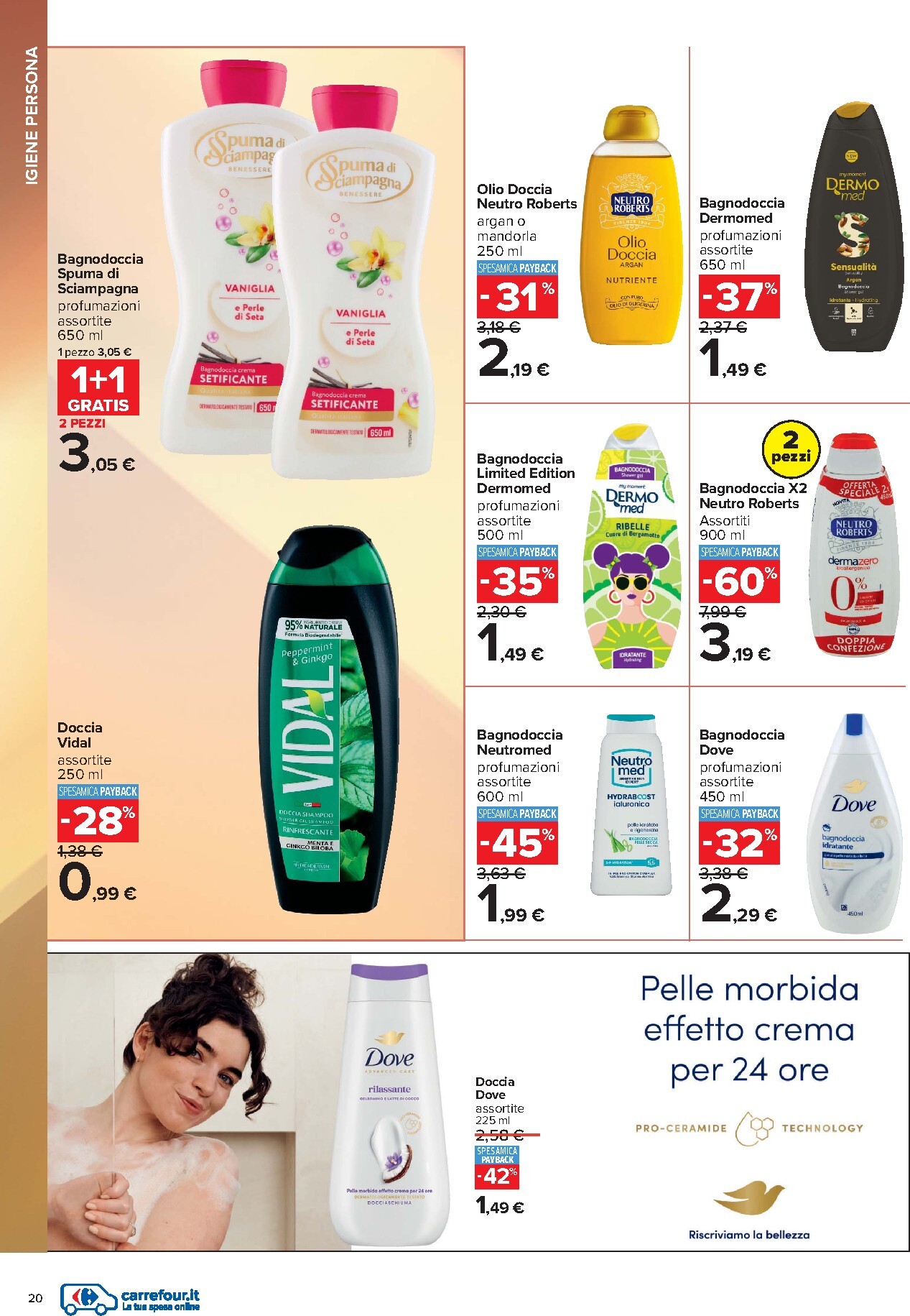 carrefour - Volantino Carrefour - Speciale bellezza per la prossima settimana dal venerdì 10/07/2026 al giovedì 23/07/2026 - page: 20