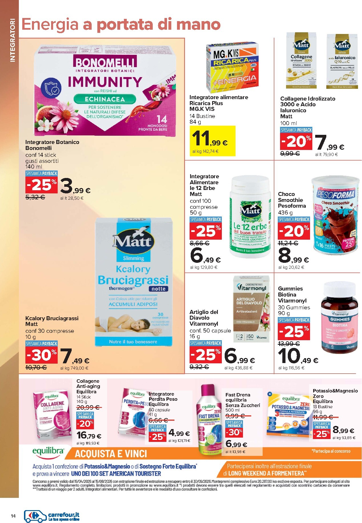 carrefour - Volantino Carrefour - Speciale bellezza per la prossima settimana dal venerdì 10/07/2026 al giovedì 23/07/2026 - page: 14