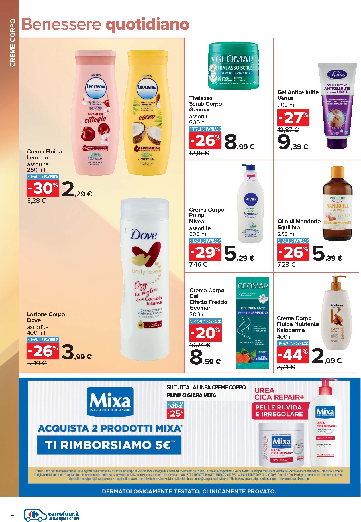 carrefour - Volantino Carrefour - Speciale bellezza per la prossima settimana dal venerdì 10/07/2026 al giovedì 23/07/2026 - page: 4