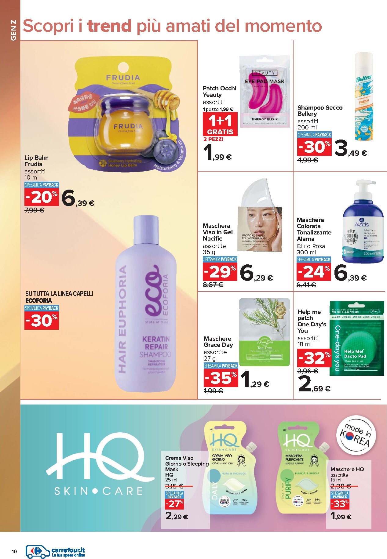 carrefour - Volantino Carrefour - Speciale bellezza per la prossima settimana dal venerdì 10/07/2026 al giovedì 23/07/2026 - page: 10