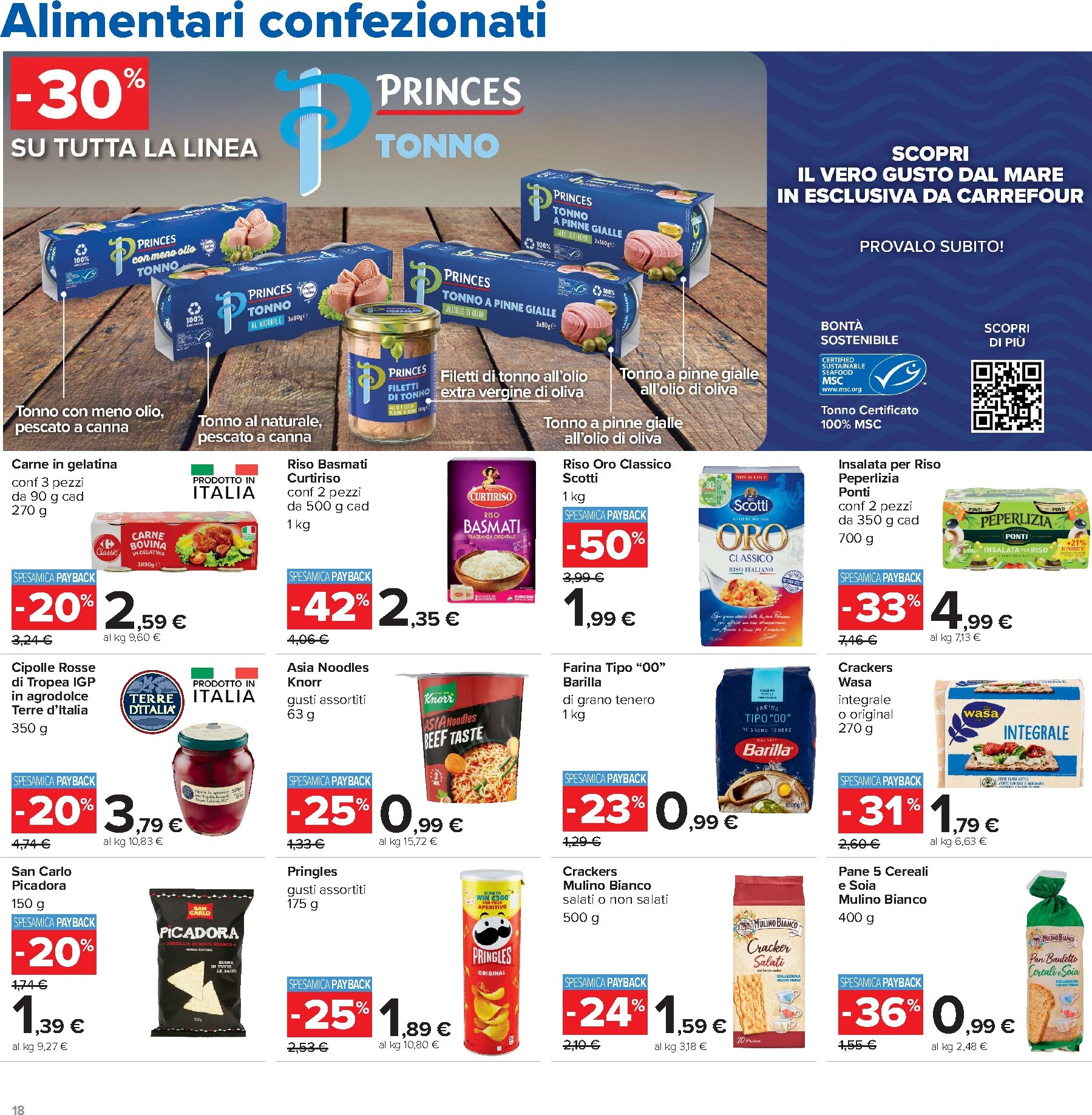 carrefour - Volantino Carrefour - Piu prendi meno spendi per la prossima settimana dal lunedì 13/07/2026 al giovedì 23/07/2026 - page: 18