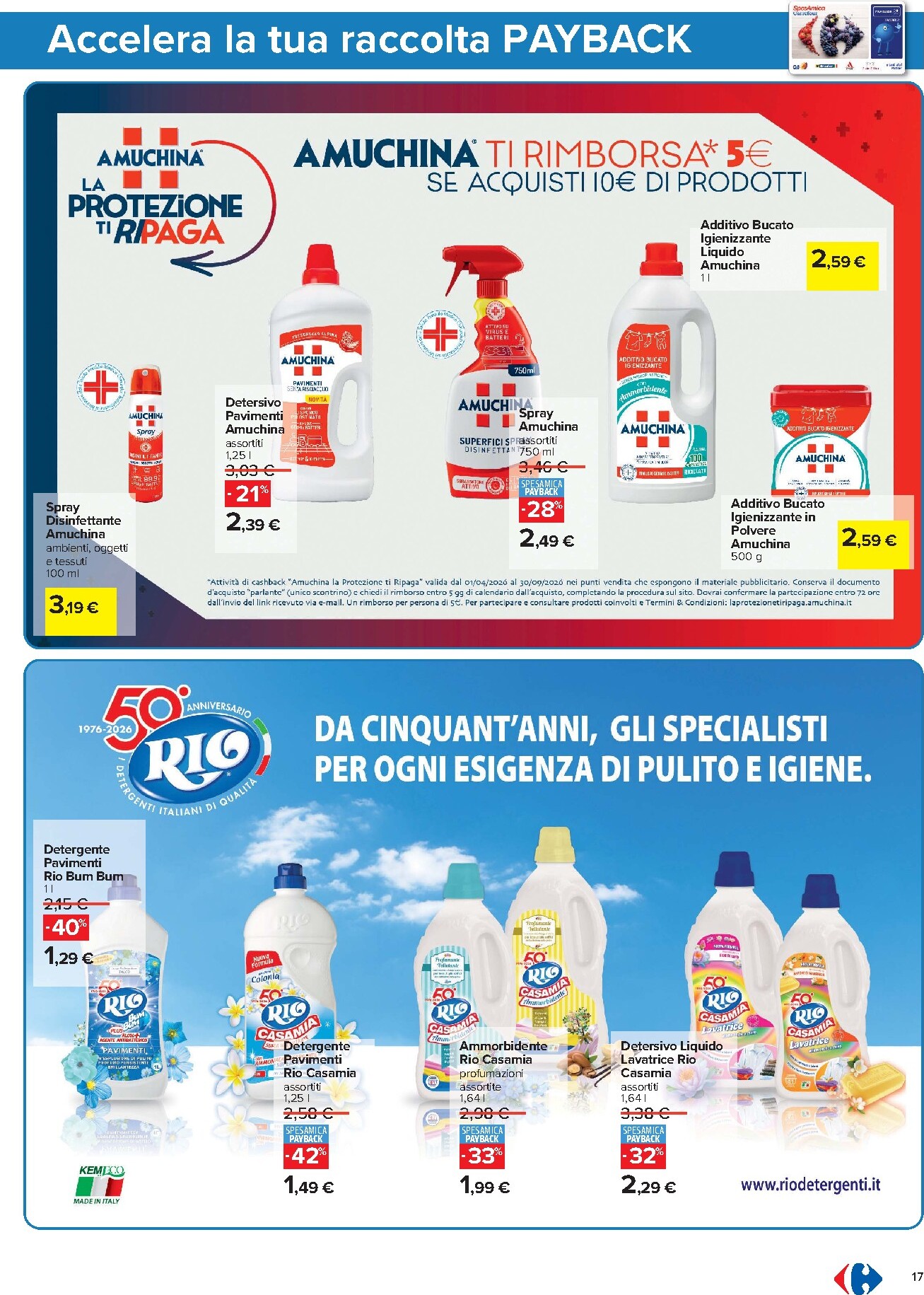 carrefour - Volantino Carrefour - Punti Sprint Payback per la prossima settimana dal lunedì 13/07/2026 al giovedì 23/07/2026 - page: 17