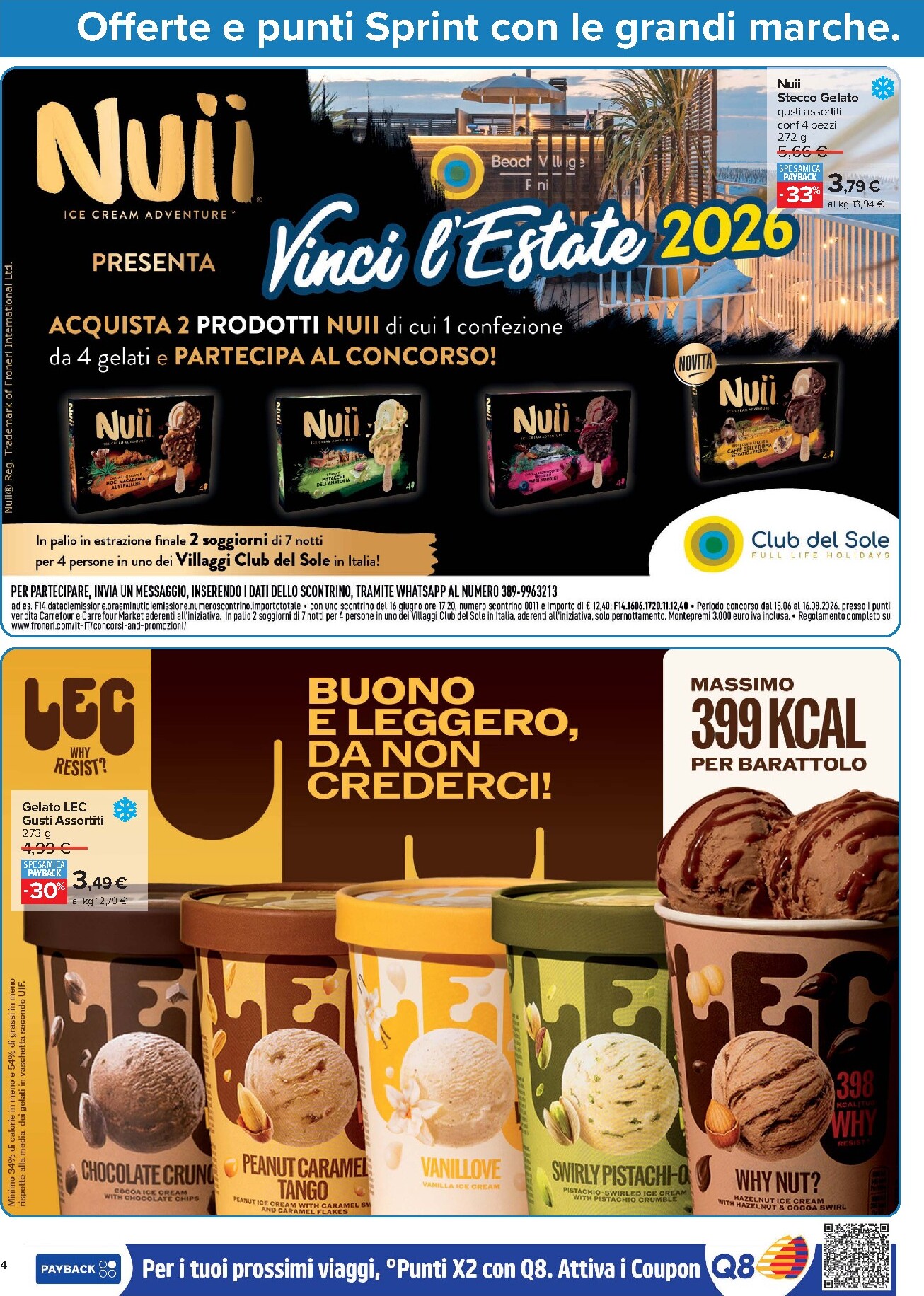 carrefour - Volantino Carrefour - Punti Sprint Payback per la prossima settimana dal lunedì 13/07/2026 al giovedì 23/07/2026 - page: 4