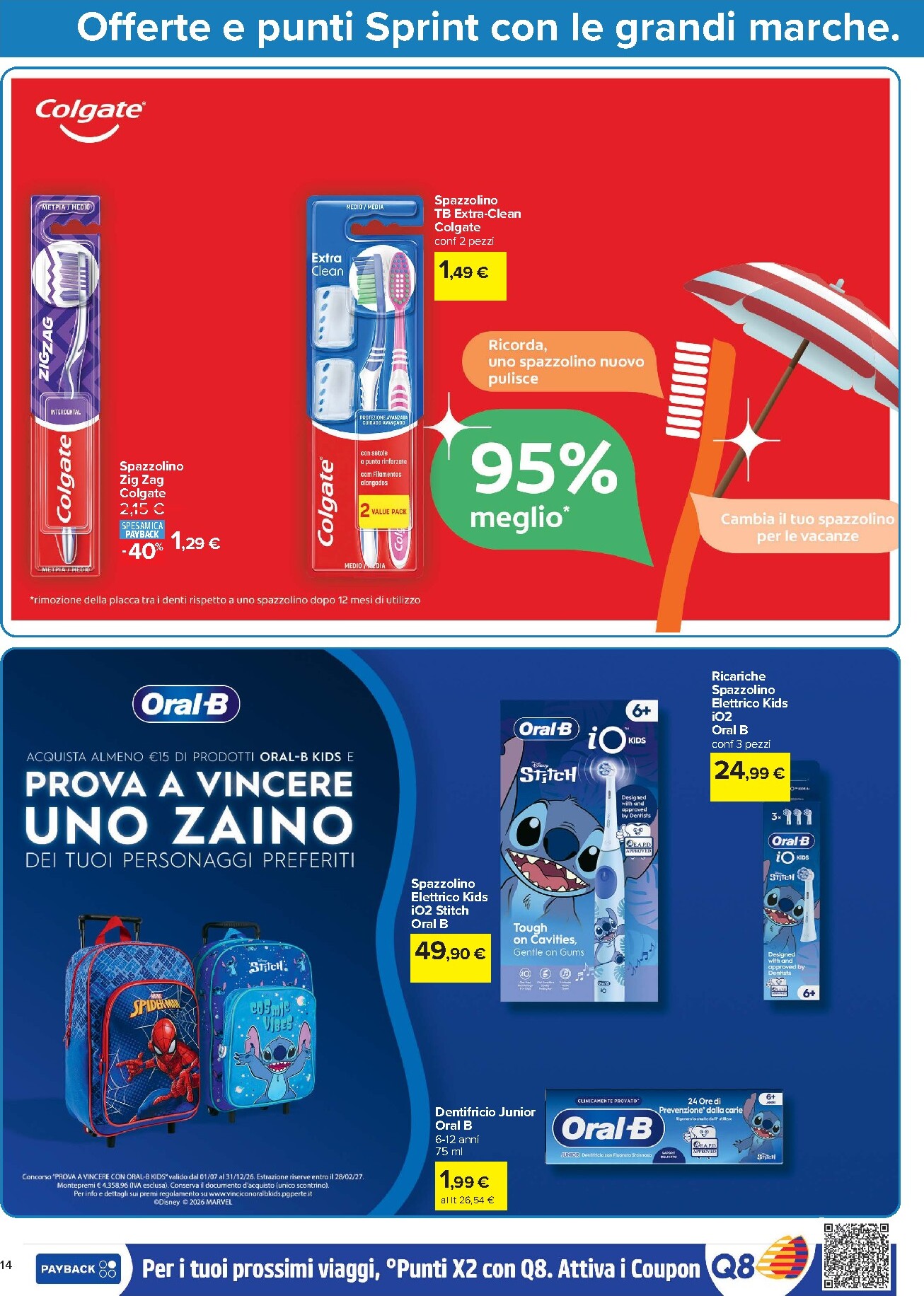 carrefour - Volantino Carrefour - Punti Sprint Payback per la prossima settimana dal lunedì 13/07/2026 al giovedì 23/07/2026 - page: 14