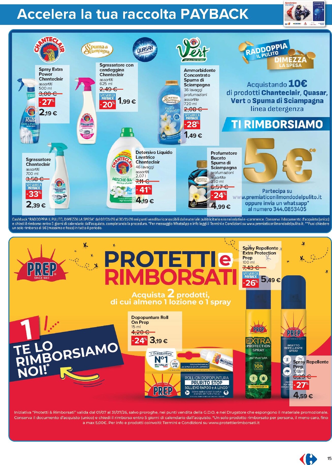 carrefour - Volantino Carrefour - Punti Sprint Payback per la prossima settimana dal lunedì 13/07/2026 al giovedì 23/07/2026 - page: 15