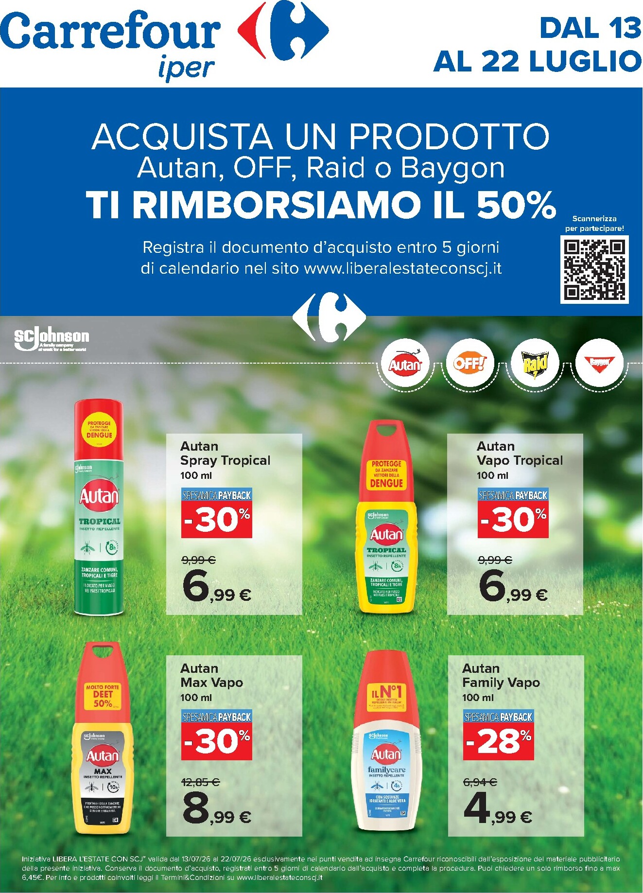 carrefour - Volantino attuale di Carrefour - Speciale Insetticidi valido dal lunedì 13/07/2026 al giovedì 23/07/2026