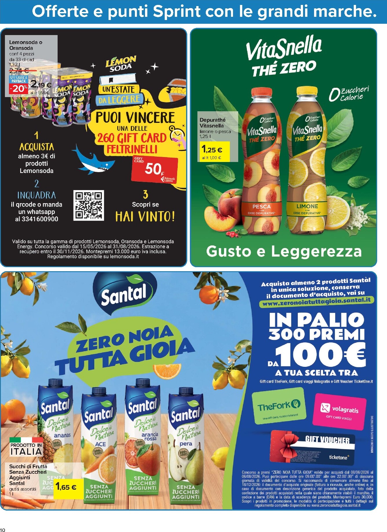 carrefour - Volantino Carrefour - Punti Sprint Payback per la prossima settimana dal venerdì 24/07/2026 al mercoledì 05/08/2026 - page: 10