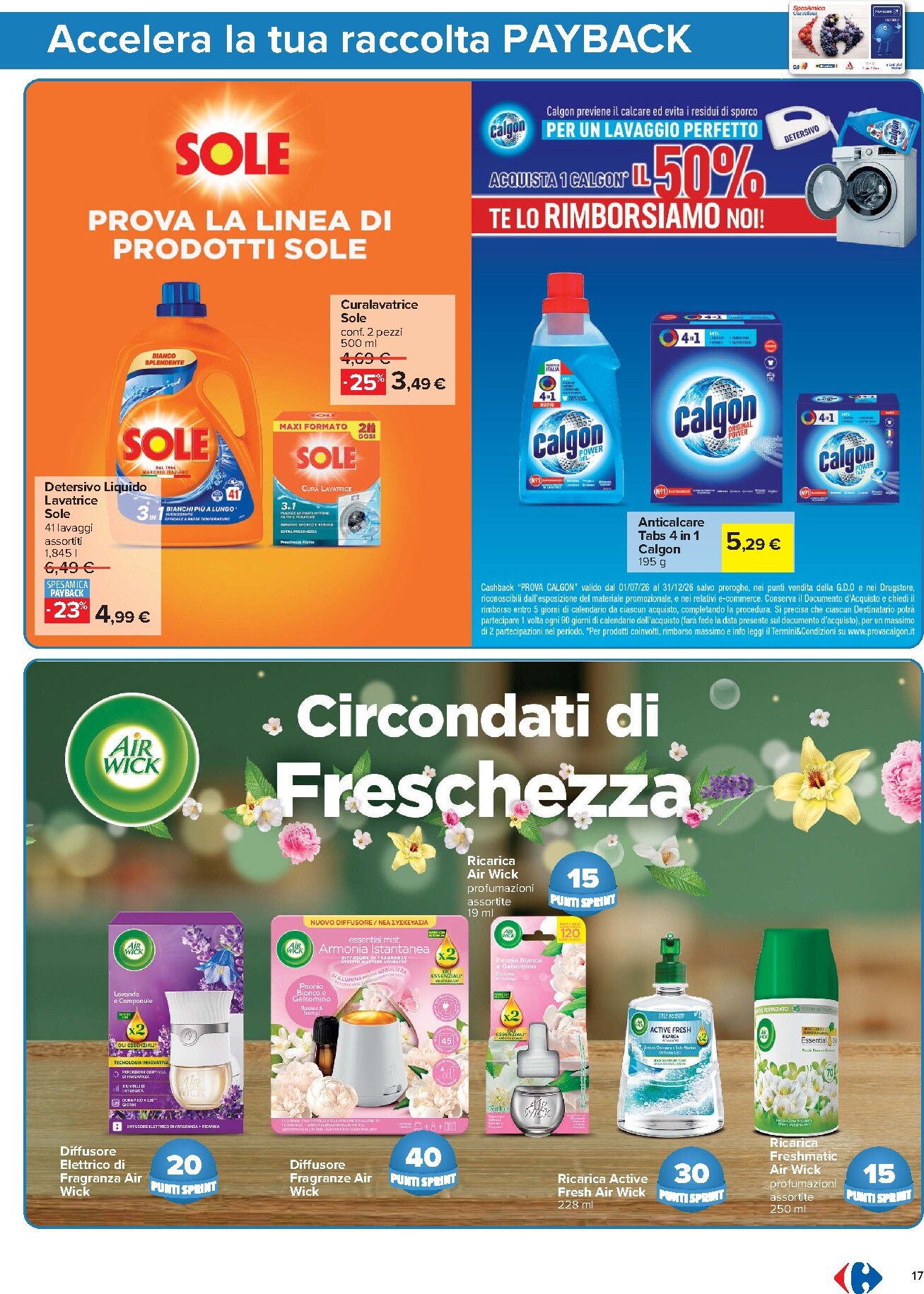 carrefour - Volantino Carrefour - Punti Sprint Payback per la prossima settimana dal venerdì 24/07/2026 al mercoledì 05/08/2026 - page: 17