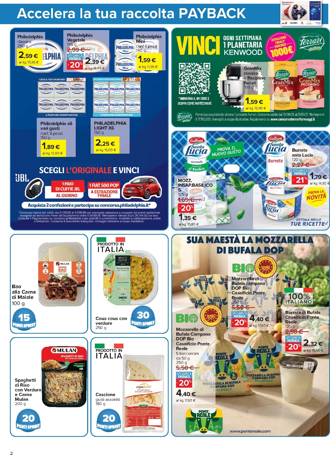 carrefour - Volantino Carrefour - Punti Sprint Payback per la prossima settimana dal venerdì 24/07/2026 al mercoledì 05/08/2026 - page: 2