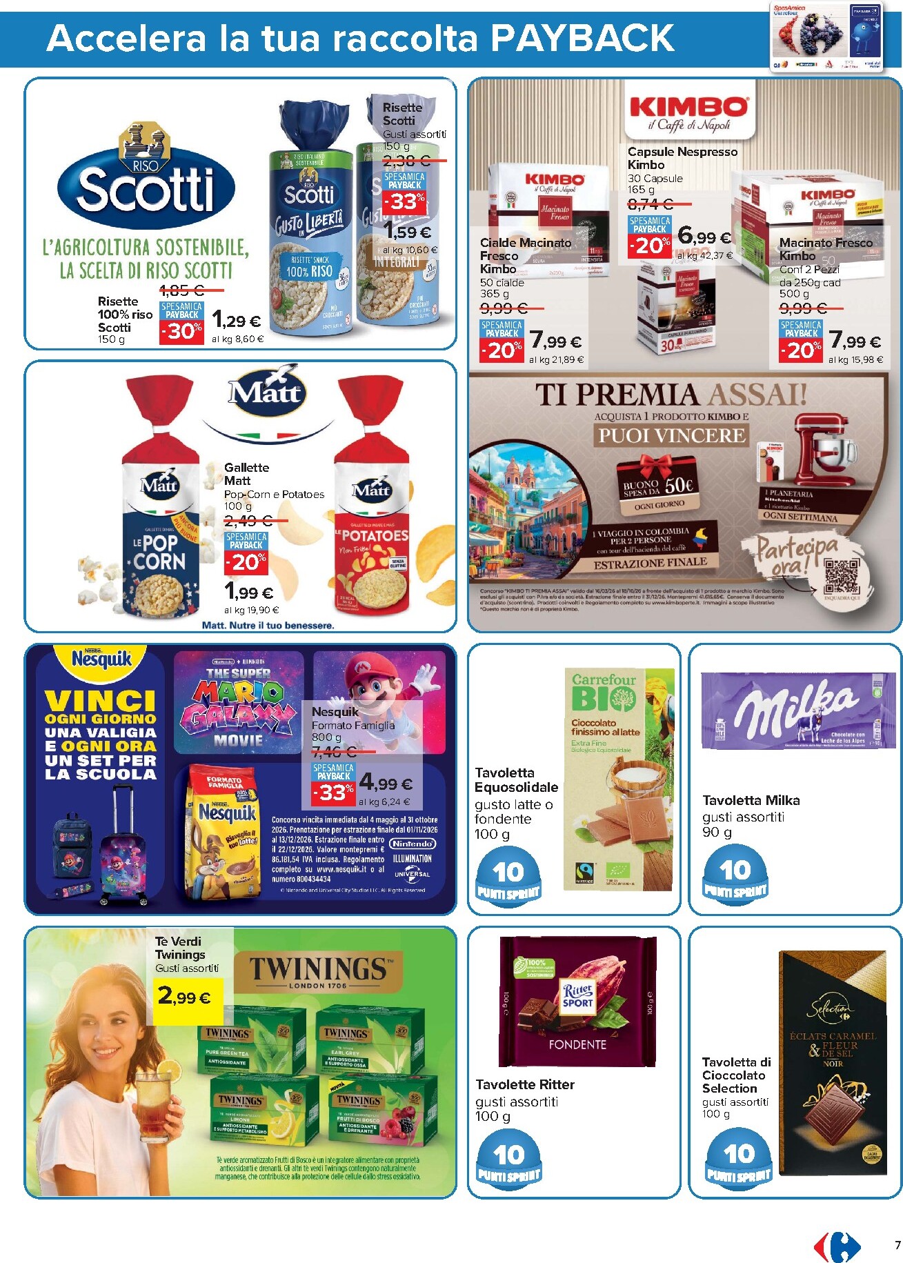 carrefour - Volantino Carrefour - Punti Sprint Payback per la prossima settimana dal venerdì 24/07/2026 al mercoledì 05/08/2026 - page: 7