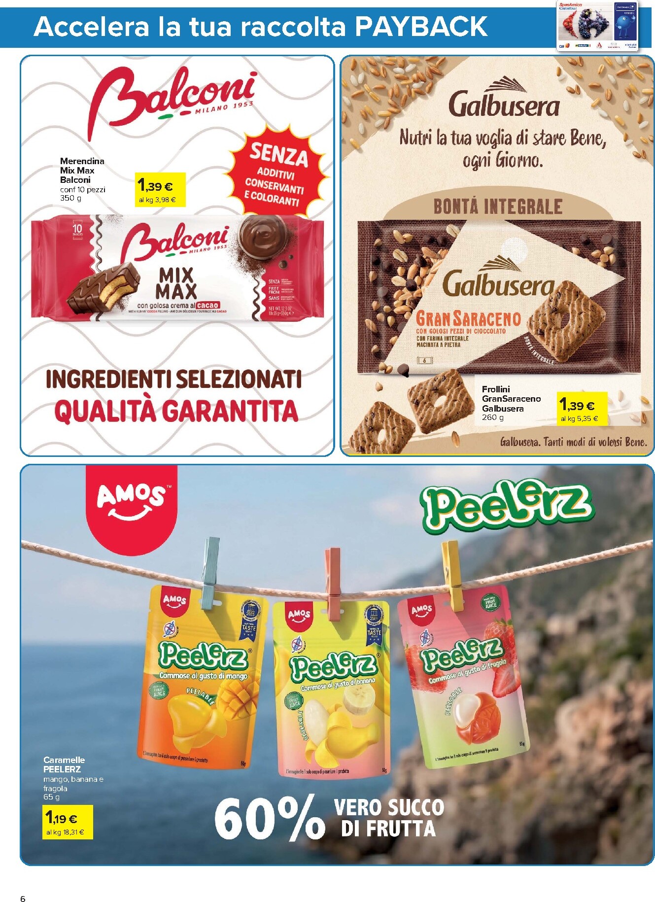 carrefour - Volantino Carrefour - Punti Sprint Payback per la prossima settimana dal venerdì 24/07/2026 al mercoledì 05/08/2026 - page: 6
