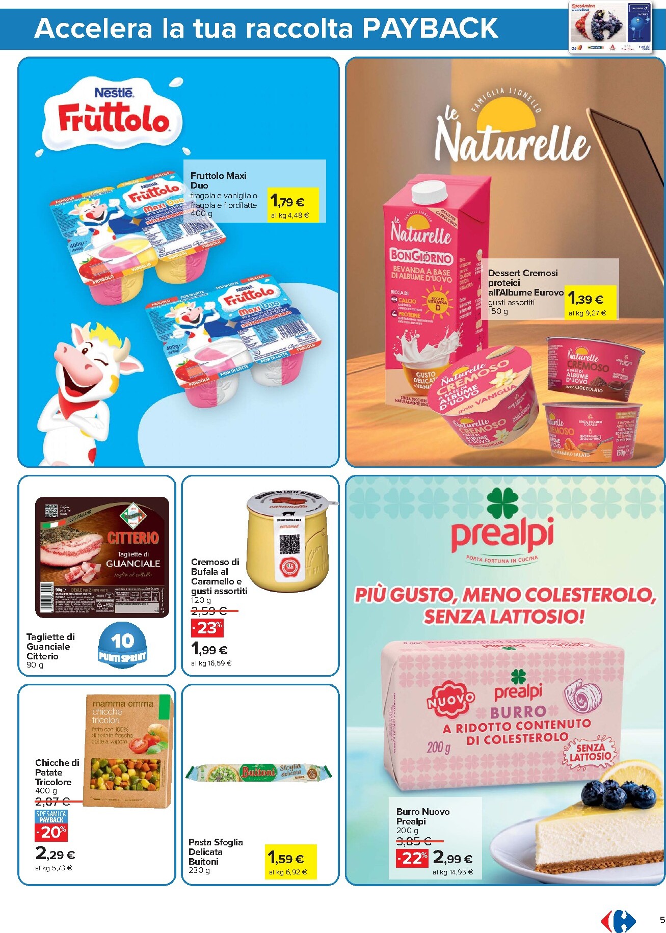 carrefour - Volantino Carrefour - Punti Sprint Payback per la prossima settimana dal venerdì 24/07/2026 al mercoledì 05/08/2026 - page: 5
