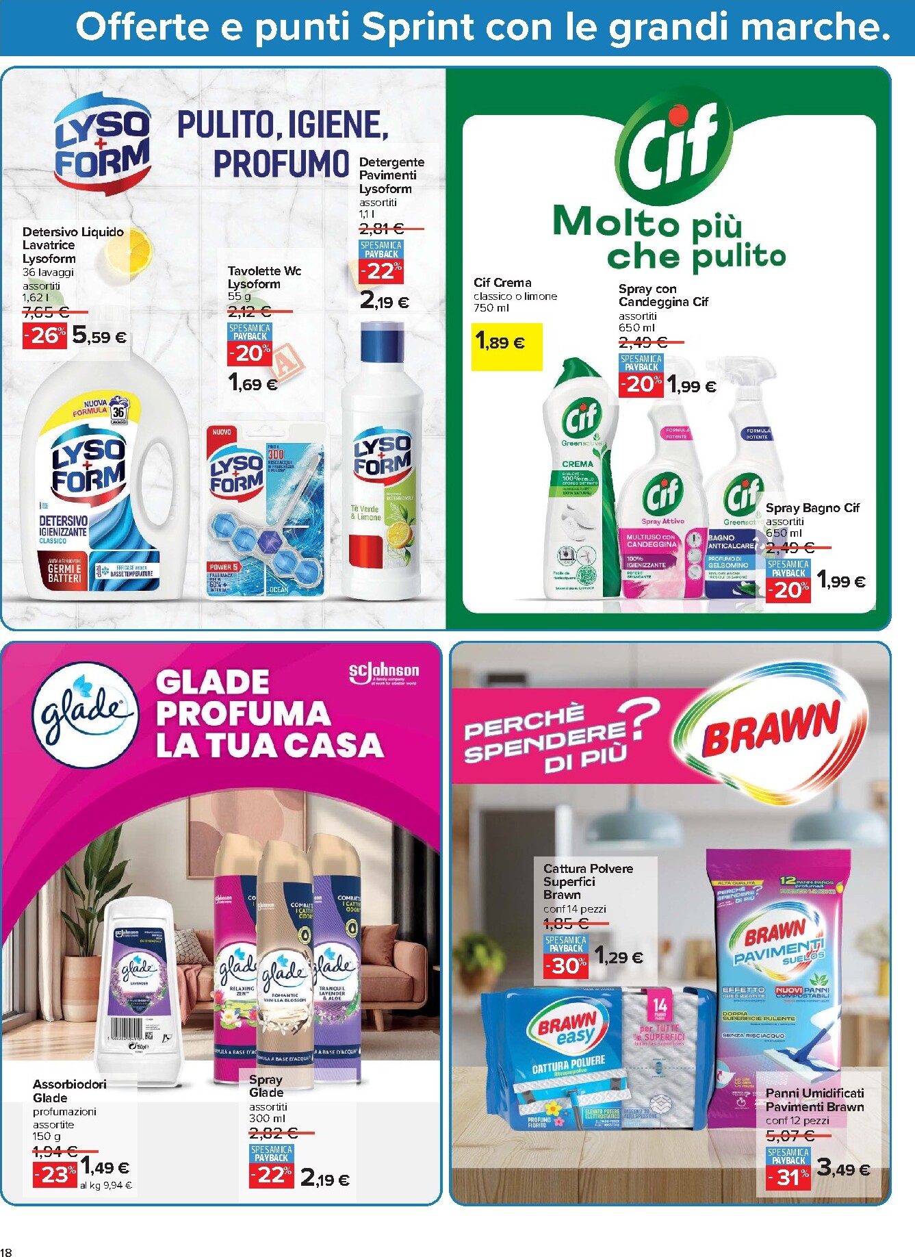 carrefour - Volantino Carrefour - Punti Sprint Payback per la prossima settimana dal venerdì 24/07/2026 al mercoledì 05/08/2026 - page: 18