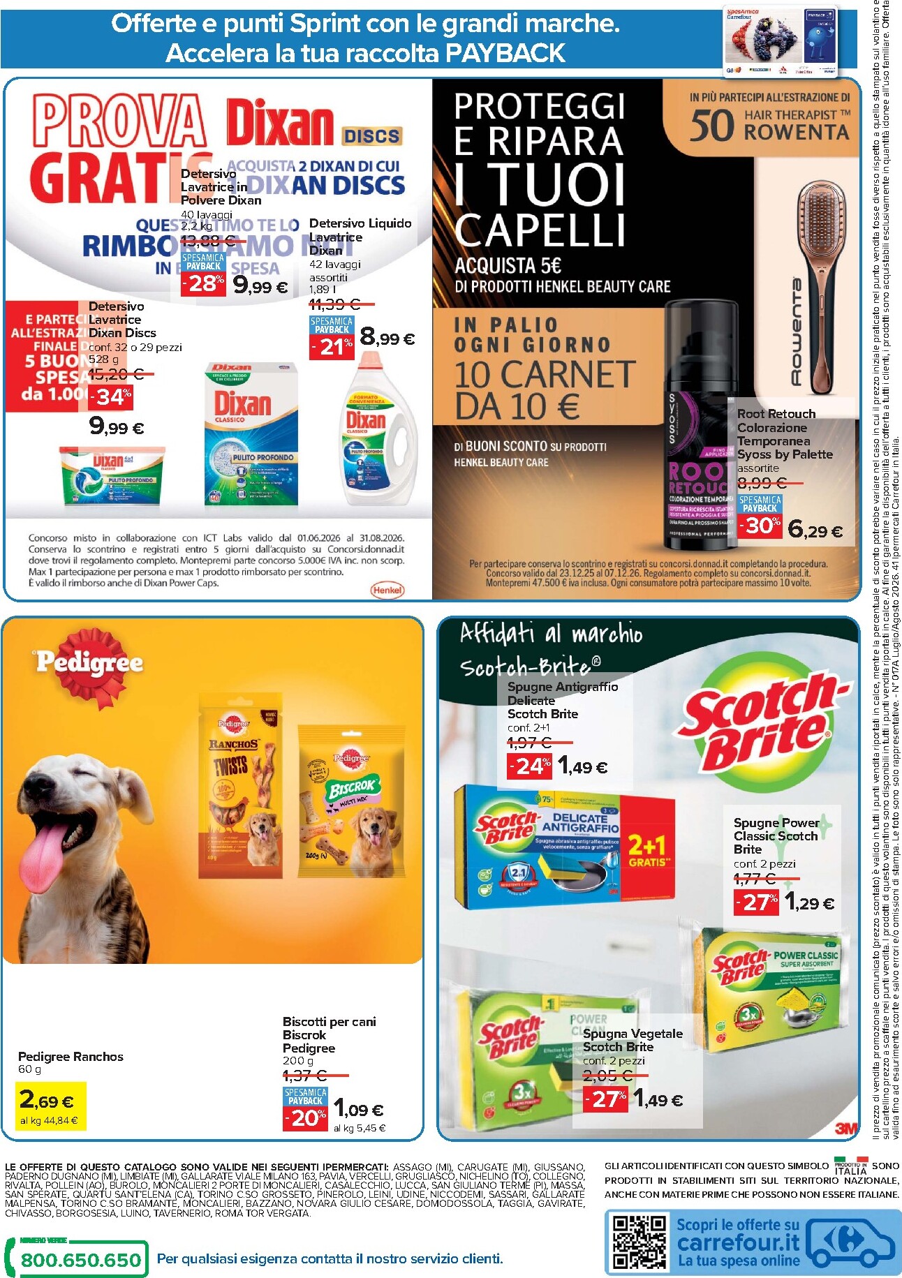 carrefour - Volantino Carrefour - Punti Sprint Payback per la prossima settimana dal venerdì 24/07/2026 al mercoledì 05/08/2026 - page: 20