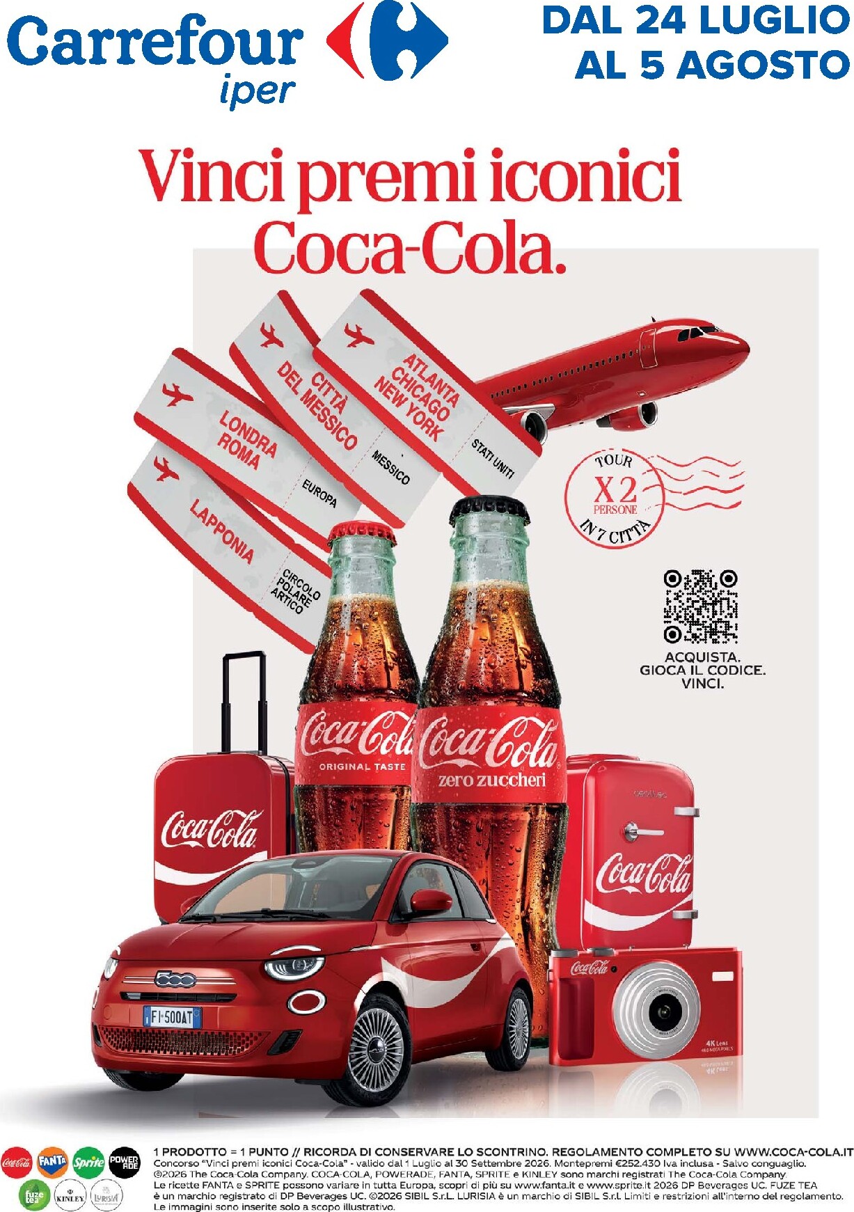 carrefour - Volantino Carrefour - Speciale Coca-Cola per la prossima settimana dal venerdì 24/07/2026 al mercoledì 05/08/2026
