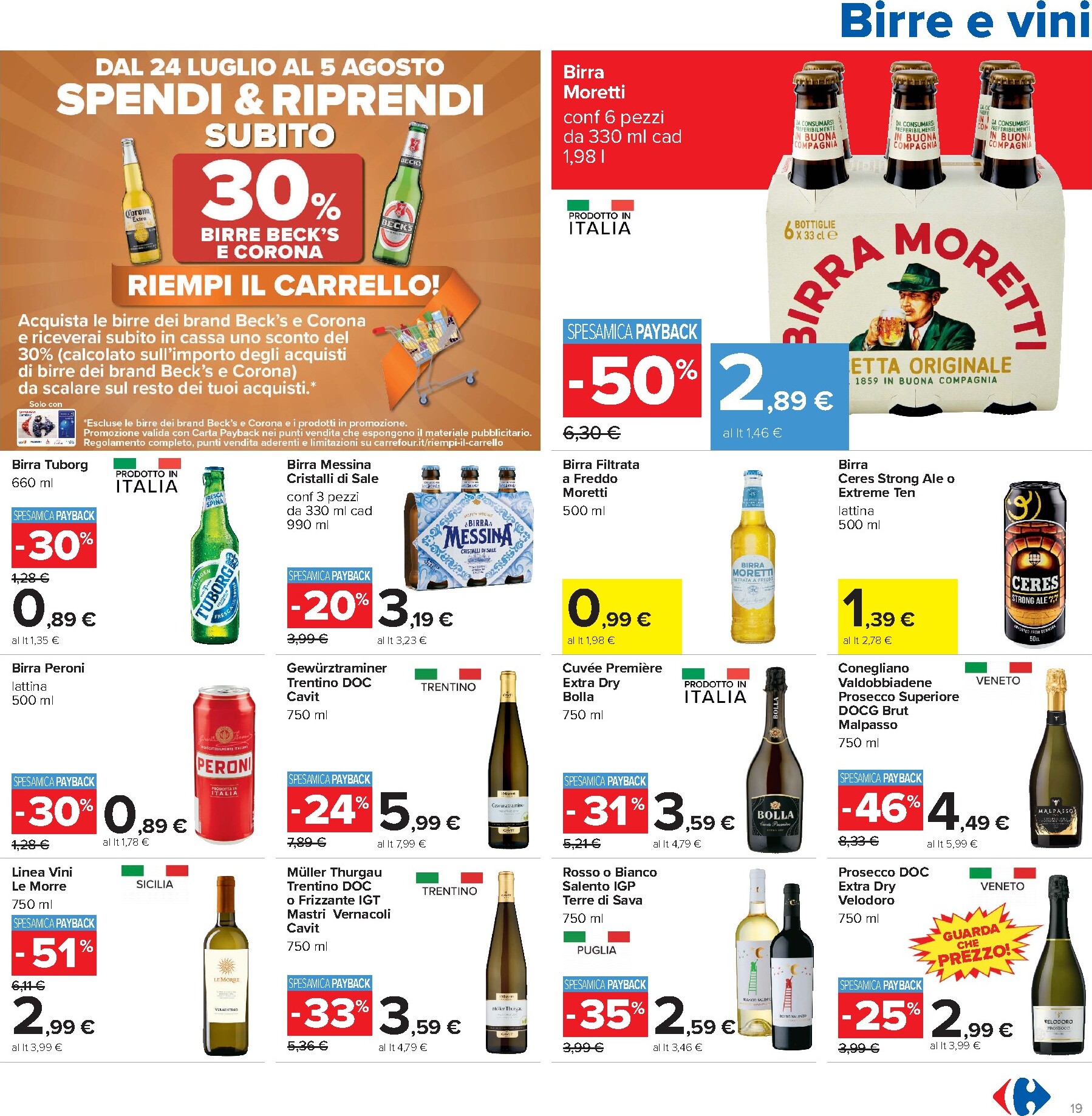 carrefour - Volantino Carrefour - Sconti Fino al 50% per la prossima settimana dal venerdì 24/07/2026 al mercoledì 05/08/2026 - page: 19