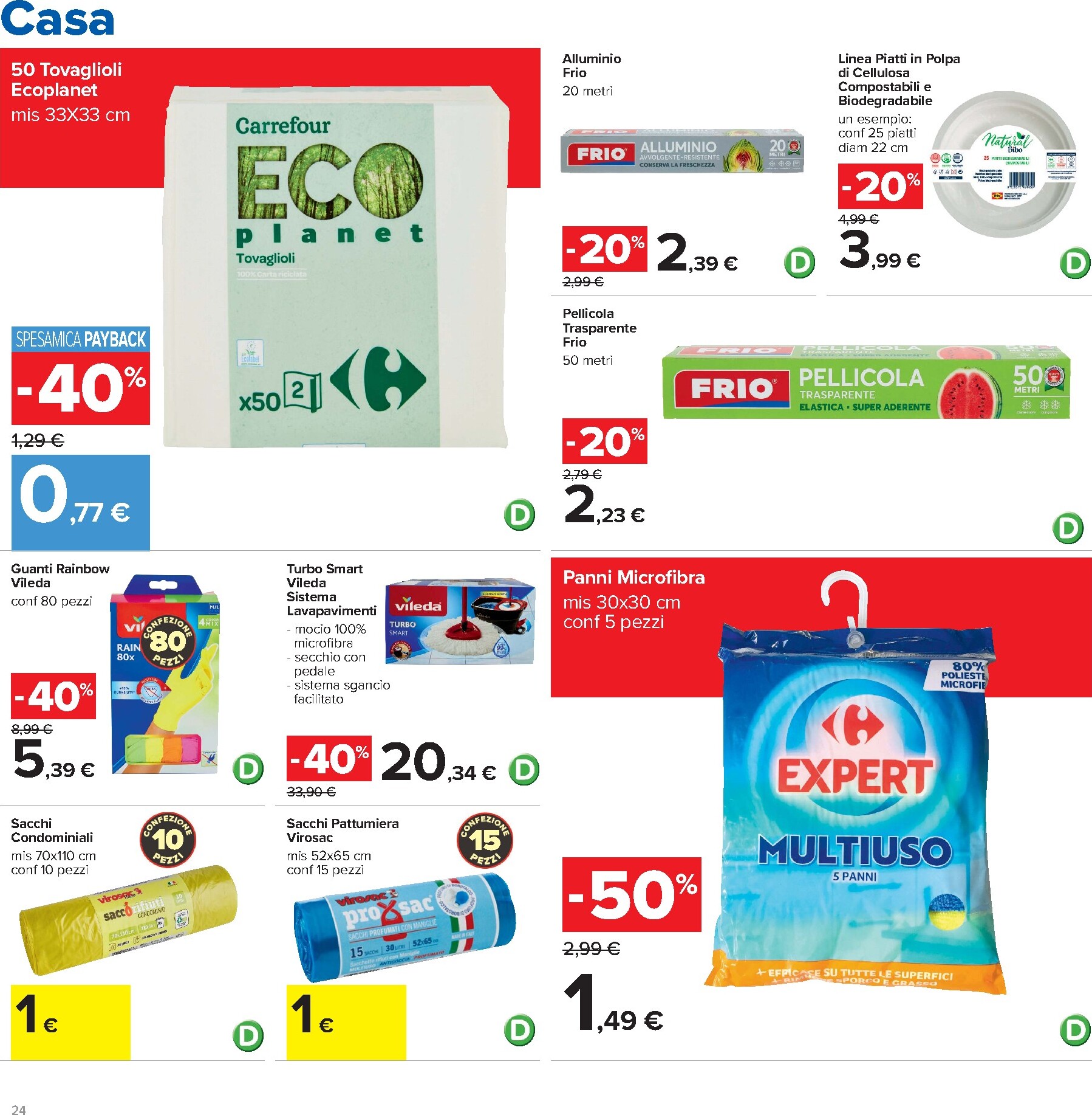 carrefour - Volantino Carrefour - Sconti Fino al 50% per la prossima settimana dal venerdì 24/07/2026 al mercoledì 05/08/2026 - page: 24
