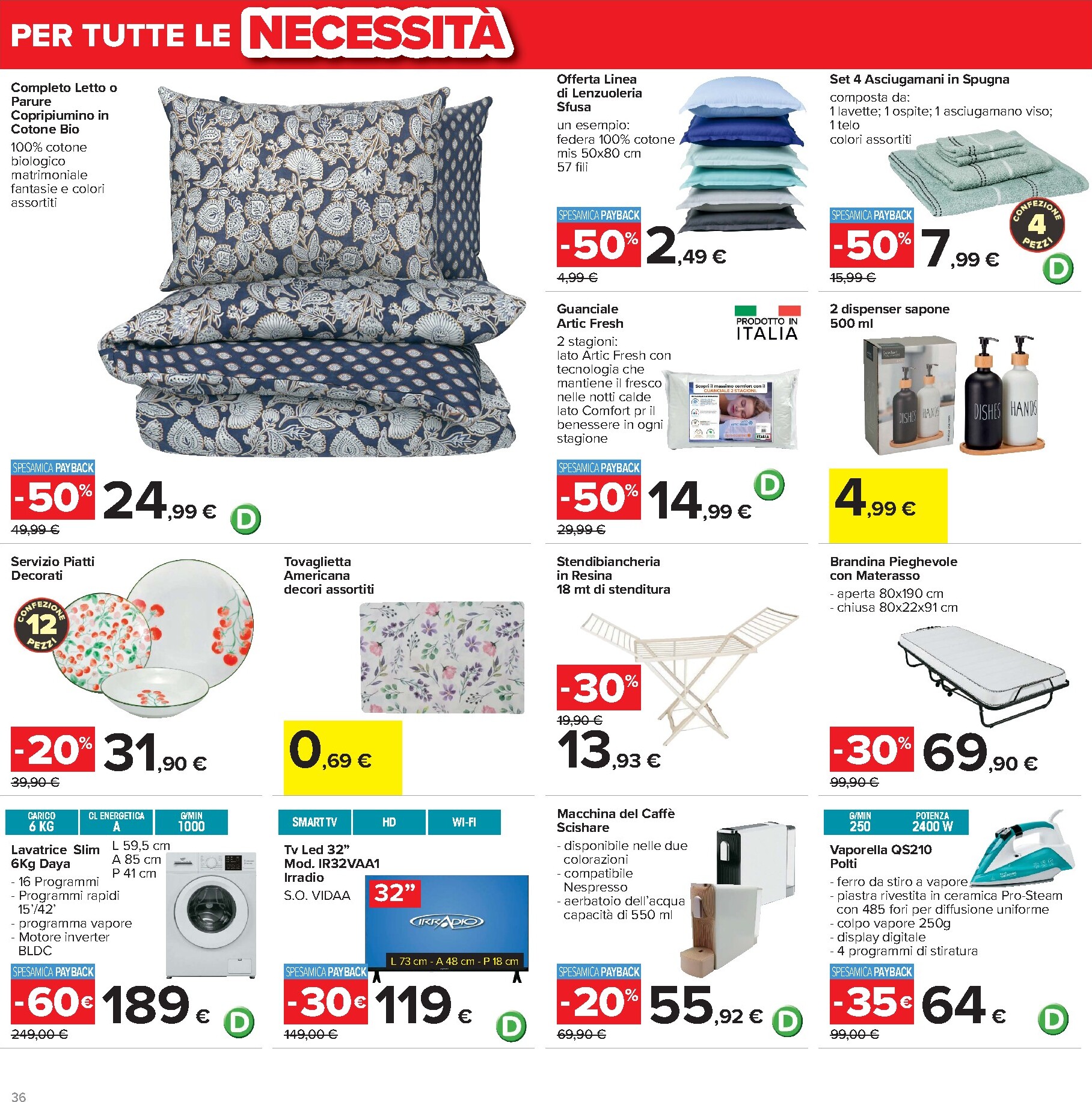 carrefour - Volantino Carrefour - Sconti Fino al 50% per la prossima settimana dal venerdì 24/07/2026 al mercoledì 05/08/2026 - page: 36