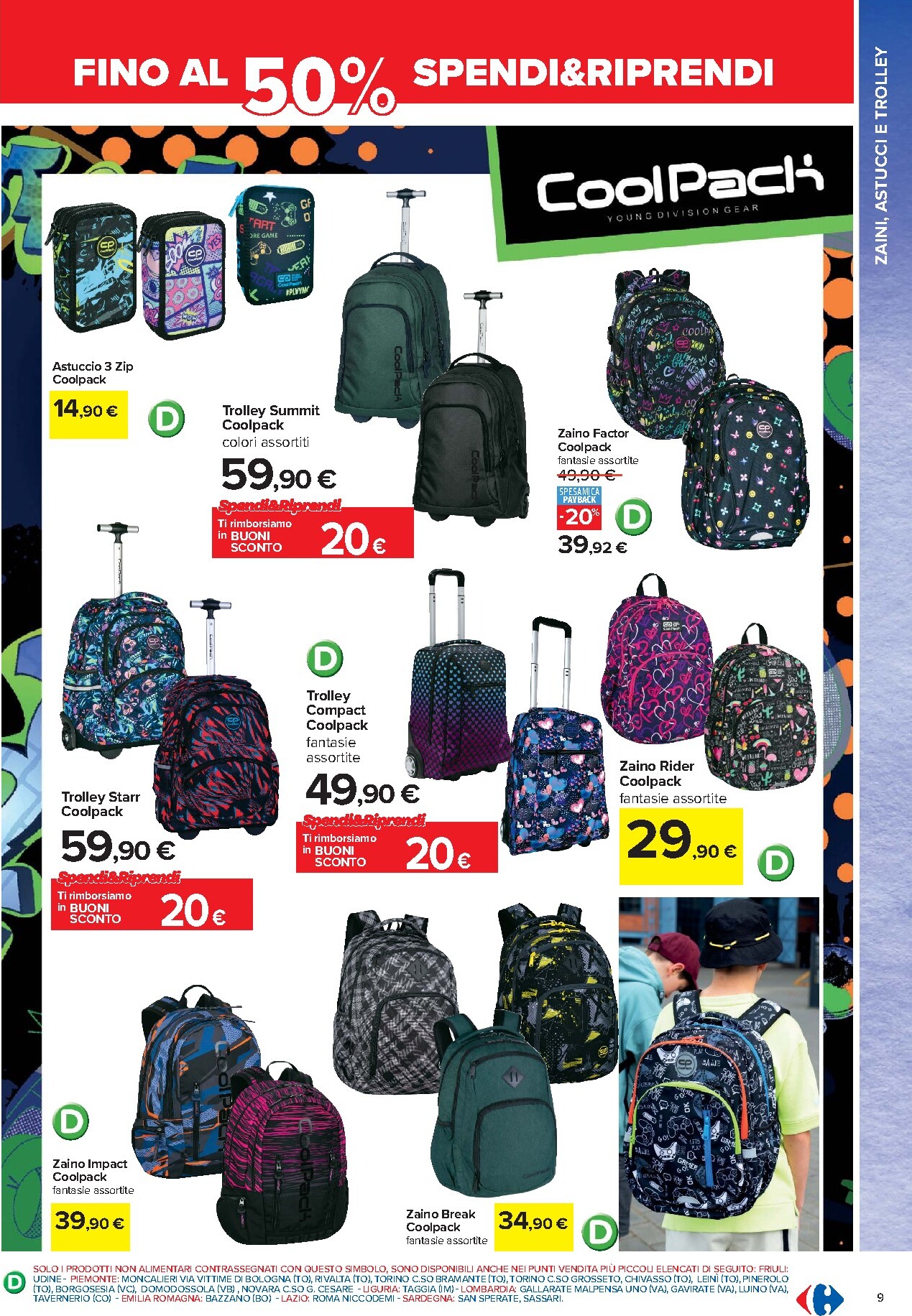 carrefour - Volantino attuale di Carrefour - Catalogo Scuola valido dal mercoledì 22/07/2026 al domenica 06/09/2026 - page: 9