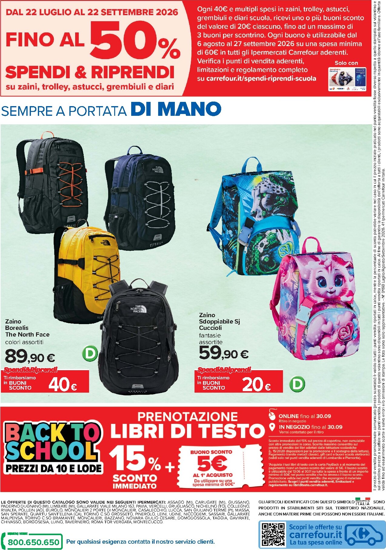 carrefour - Volantino attuale di Carrefour - Catalogo Scuola valido dal mercoledì 22/07/2026 al domenica 06/09/2026 - page: 32