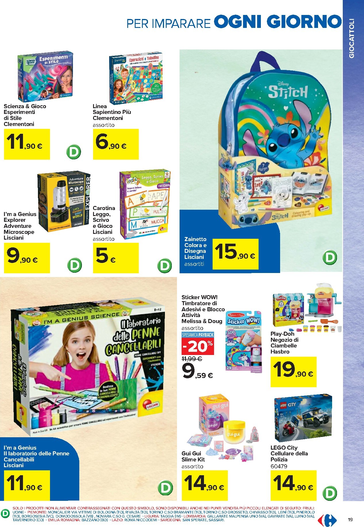 carrefour - Volantino attuale di Carrefour - Catalogo Scuola valido dal mercoledì 22/07/2026 al domenica 06/09/2026 - page: 19