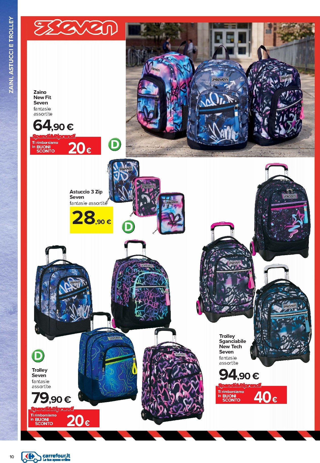 carrefour - Volantino attuale di Carrefour - Catalogo Scuola valido dal mercoledì 22/07/2026 al domenica 06/09/2026 - page: 10