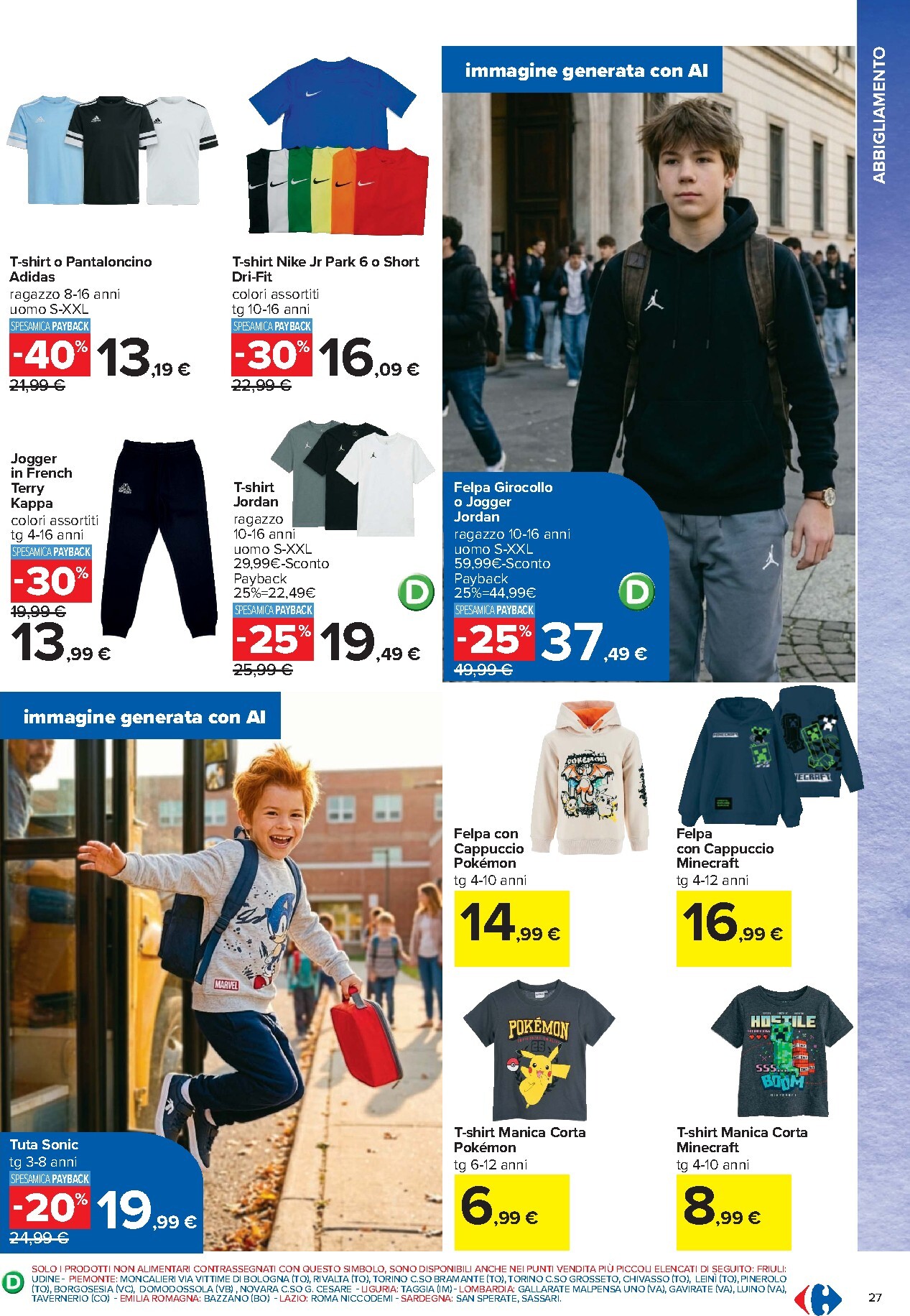 carrefour - Volantino attuale di Carrefour - Catalogo Scuola valido dal mercoledì 22/07/2026 al domenica 06/09/2026 - page: 27