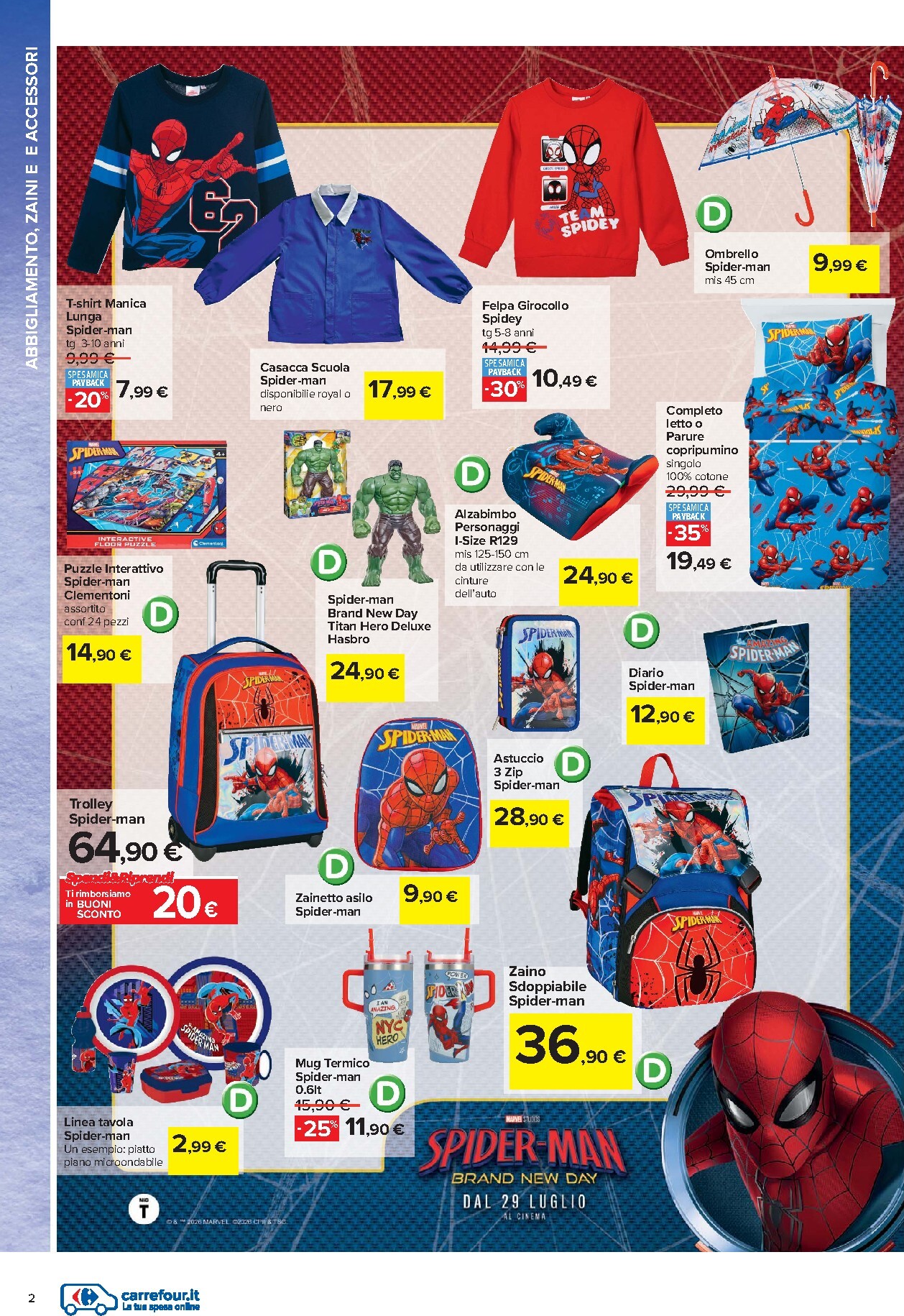 carrefour - Volantino attuale di Carrefour - Catalogo Scuola valido dal mercoledì 22/07/2026 al domenica 06/09/2026 - page: 2