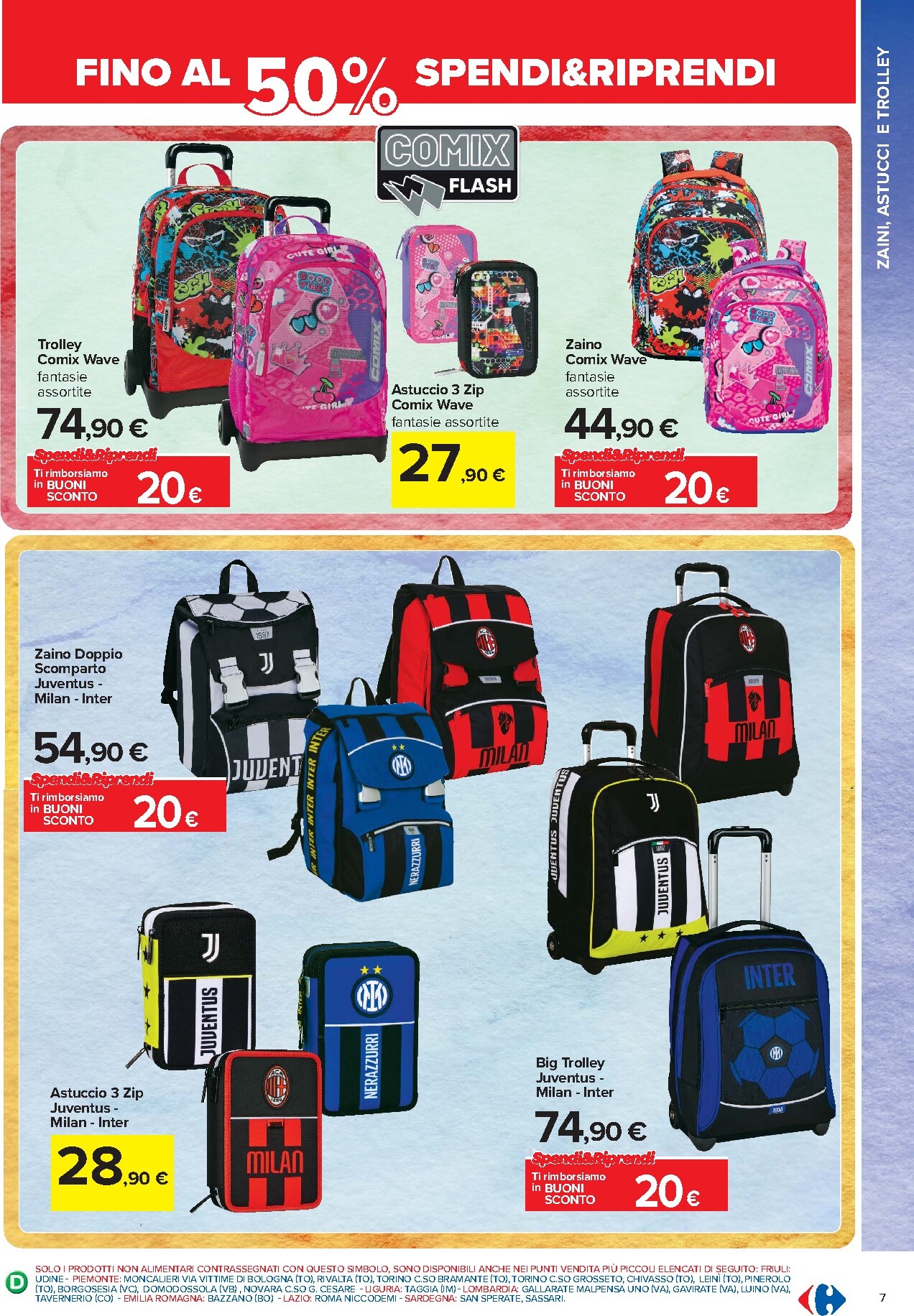 carrefour - Volantino attuale di Carrefour - Catalogo Scuola valido dal mercoledì 22/07/2026 al domenica 06/09/2026 - page: 7