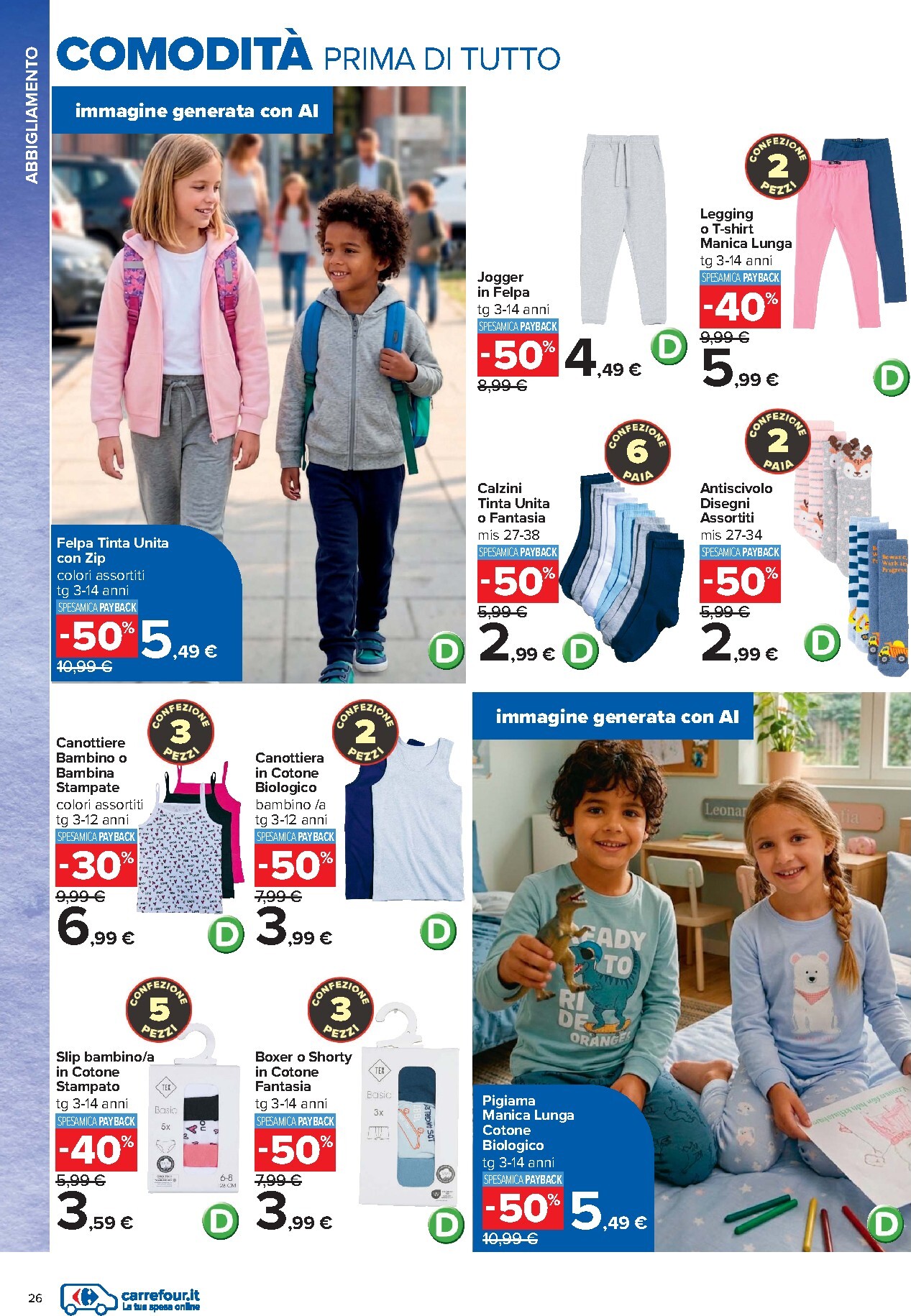 carrefour - Volantino attuale di Carrefour - Catalogo Scuola valido dal mercoledì 22/07/2026 al domenica 06/09/2026 - page: 26