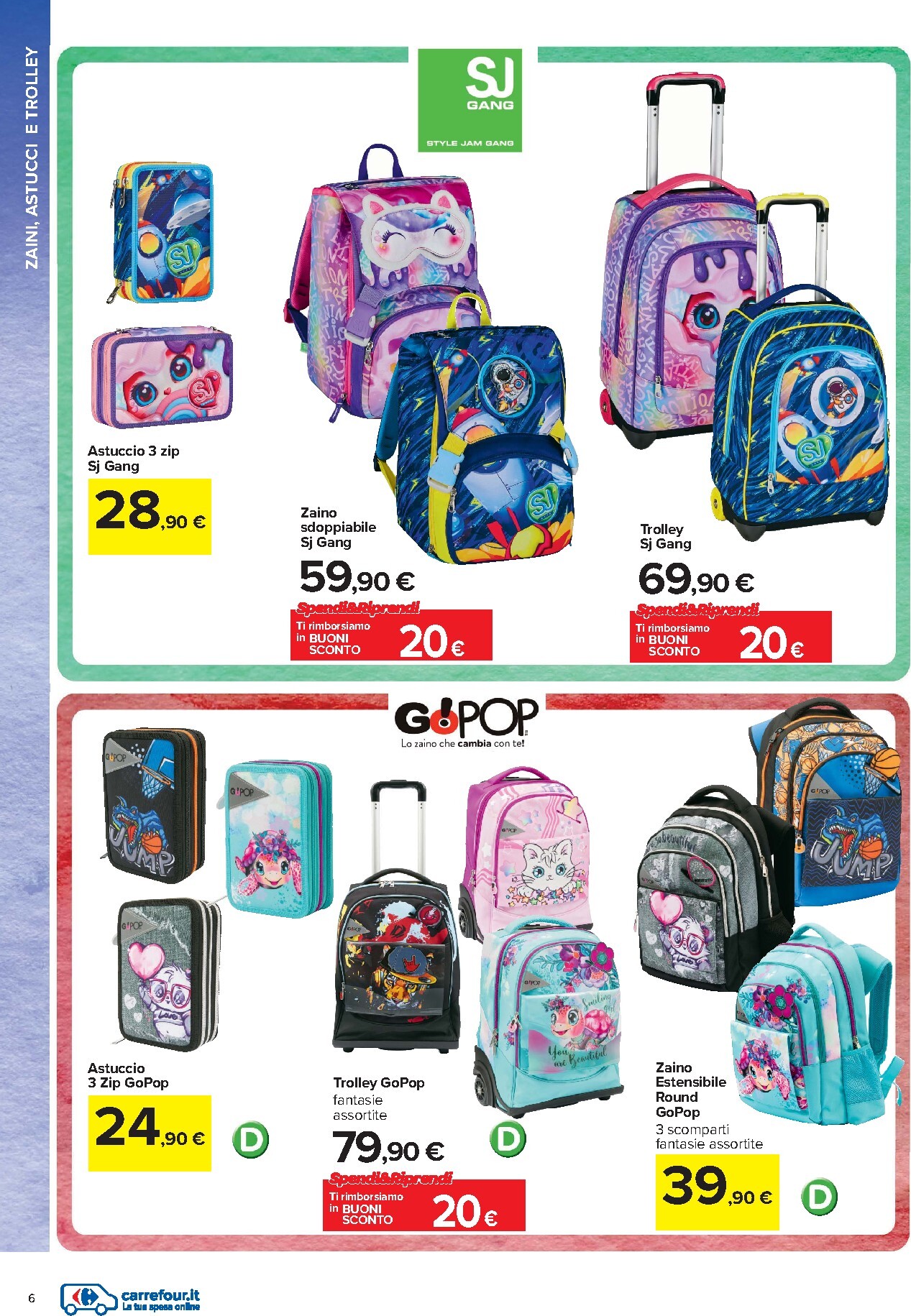 carrefour - Volantino attuale di Carrefour - Catalogo Scuola valido dal mercoledì 22/07/2026 al domenica 06/09/2026 - page: 6