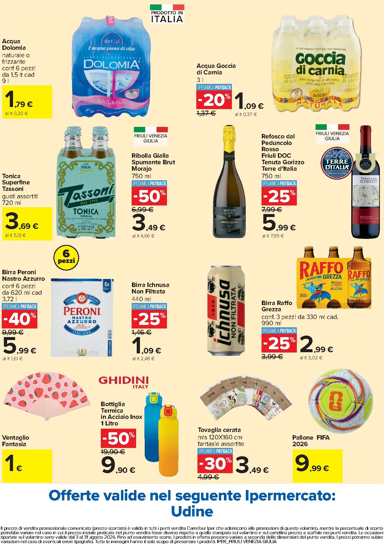 carrefour - Volantino Carrefour - Offerte d'estate per la prossima settimana dal lunedì 03/08/2026 al lunedì 31/08/2026 - page: 4