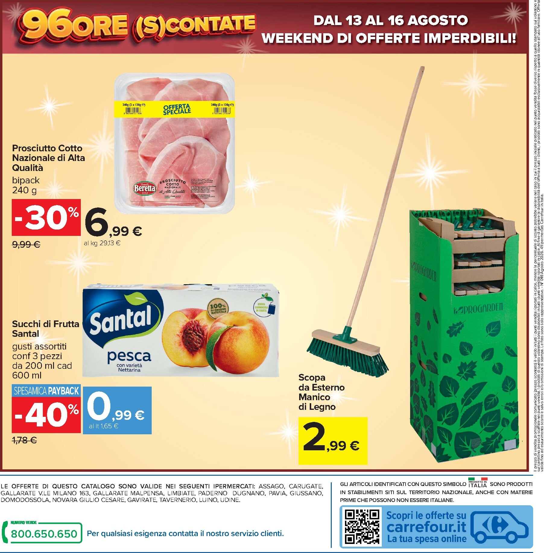 carrefour - Volantino futuro Carrefour - Prezzi Bollenti valido dal giovedì 06/08/2026 al mercoledì 19/08/2026 - page: 42