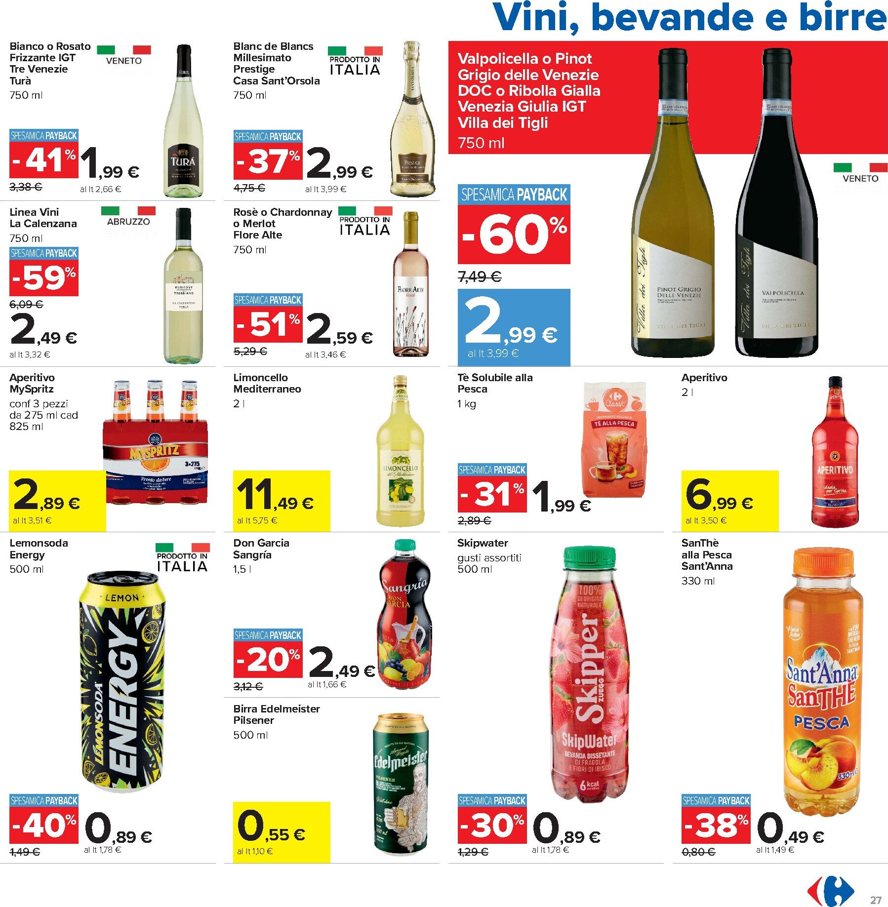 carrefour - Volantino futuro Carrefour - Prezzi Bollenti valido dal giovedì 06/08/2026 al mercoledì 19/08/2026 - page: 27