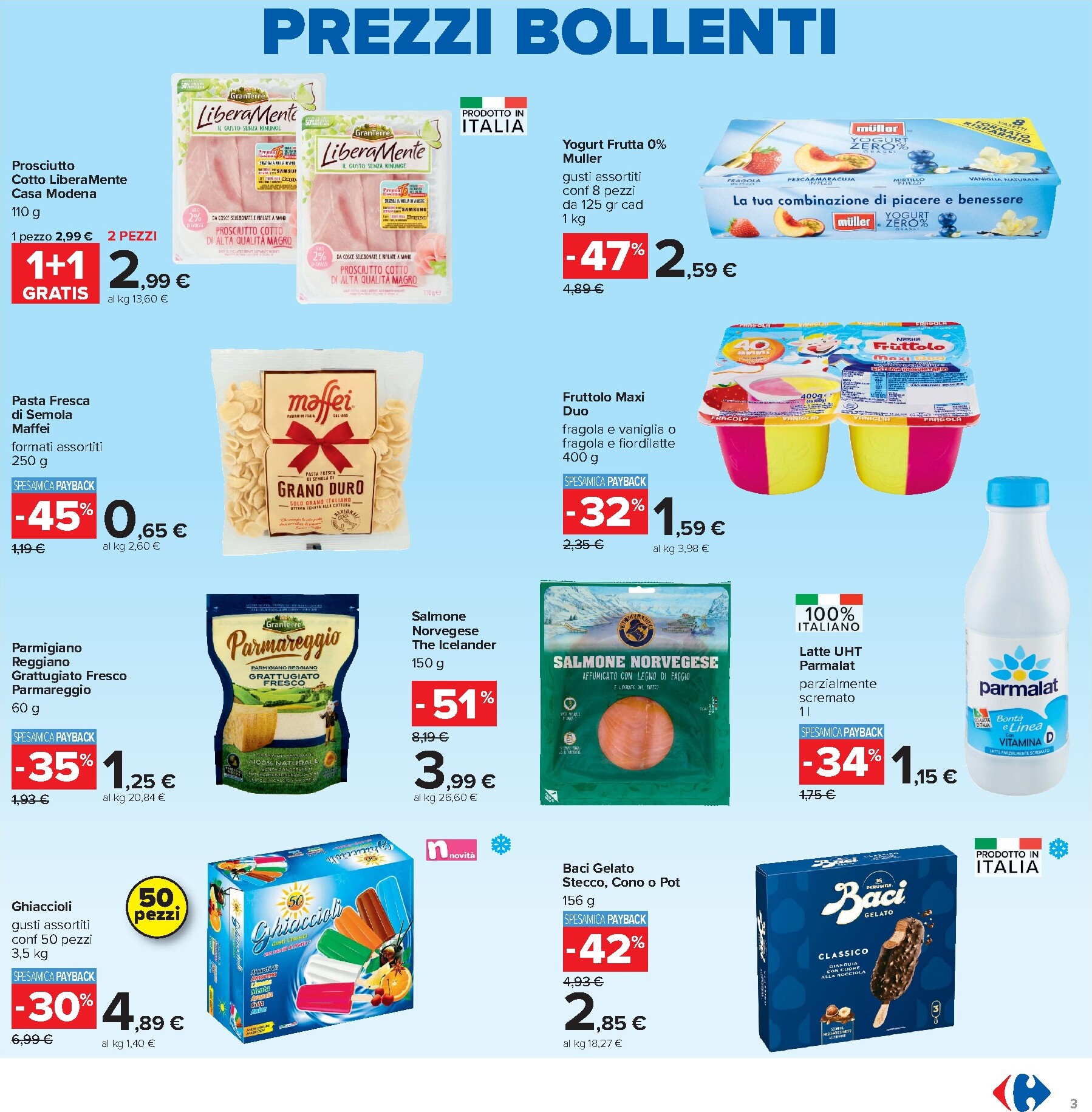carrefour - Volantino futuro Carrefour - Prezzi Bollenti valido dal giovedì 06/08/2026 al mercoledì 19/08/2026 - page: 3