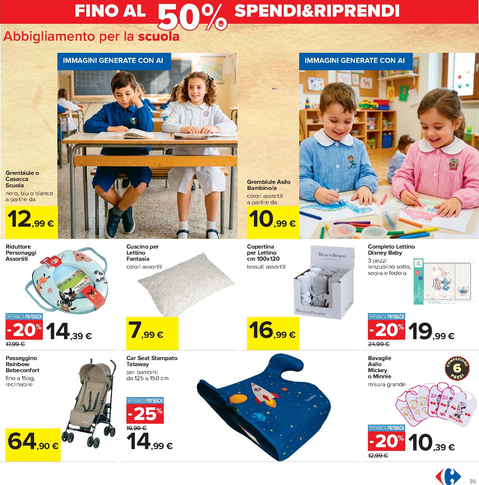carrefour - Volantino futuro Carrefour - Prezzi Bollenti valido dal giovedì 06/08/2026 al mercoledì 19/08/2026 - page: 35