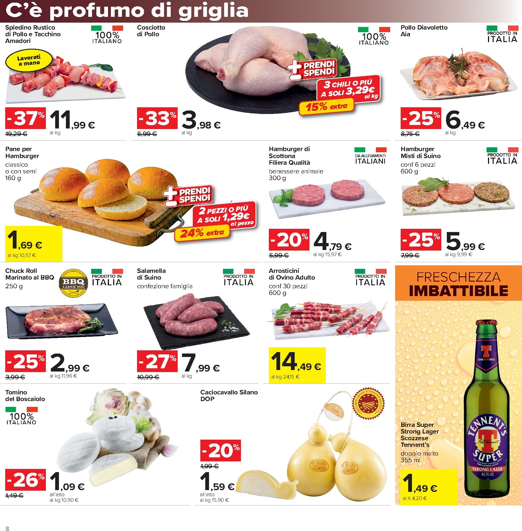 carrefour - Volantino futuro Carrefour - Prezzi Bollenti valido dal giovedì 06/08/2026 al mercoledì 19/08/2026 - page: 8