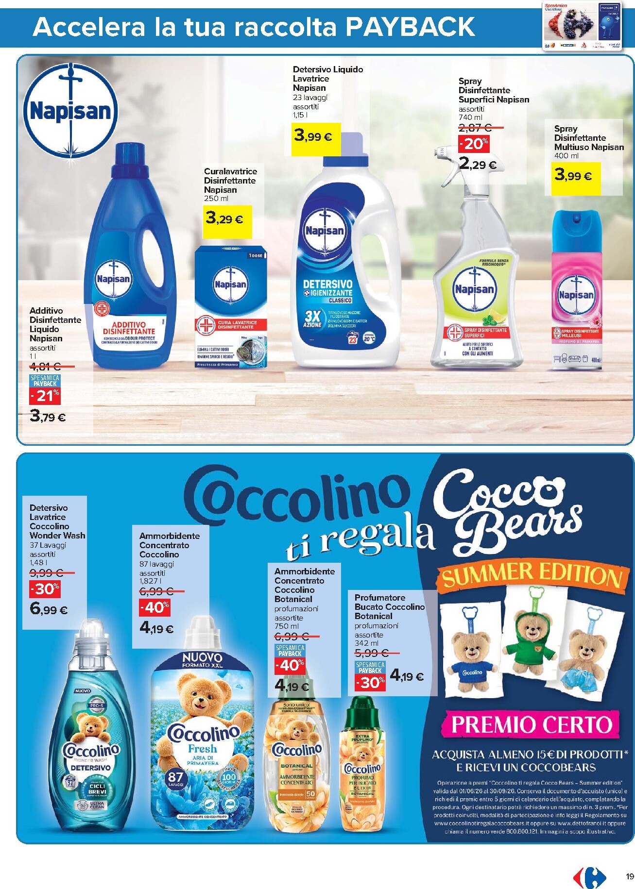 carrefour - Volantino futuro Carrefour - Punti Sprint Payback valido dal giovedì 06/08/2026 al mercoledì 19/08/2026 - page: 19