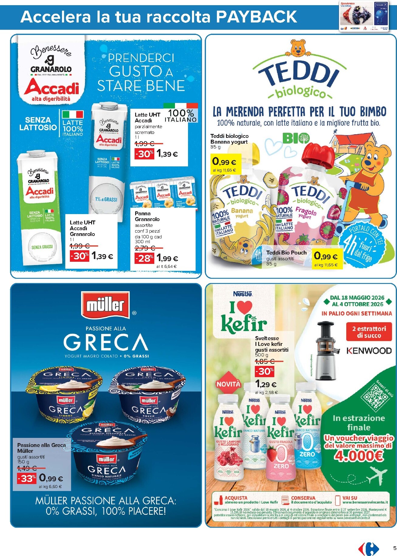 carrefour - Volantino futuro Carrefour - Punti Sprint Payback valido dal giovedì 06/08/2026 al mercoledì 19/08/2026 - page: 5