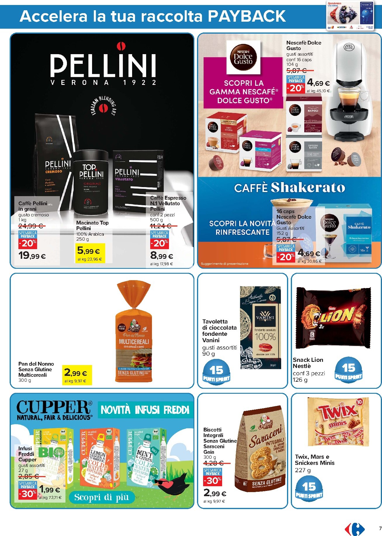 carrefour - Volantino futuro Carrefour - Punti Sprint Payback valido dal giovedì 06/08/2026 al mercoledì 19/08/2026 - page: 7