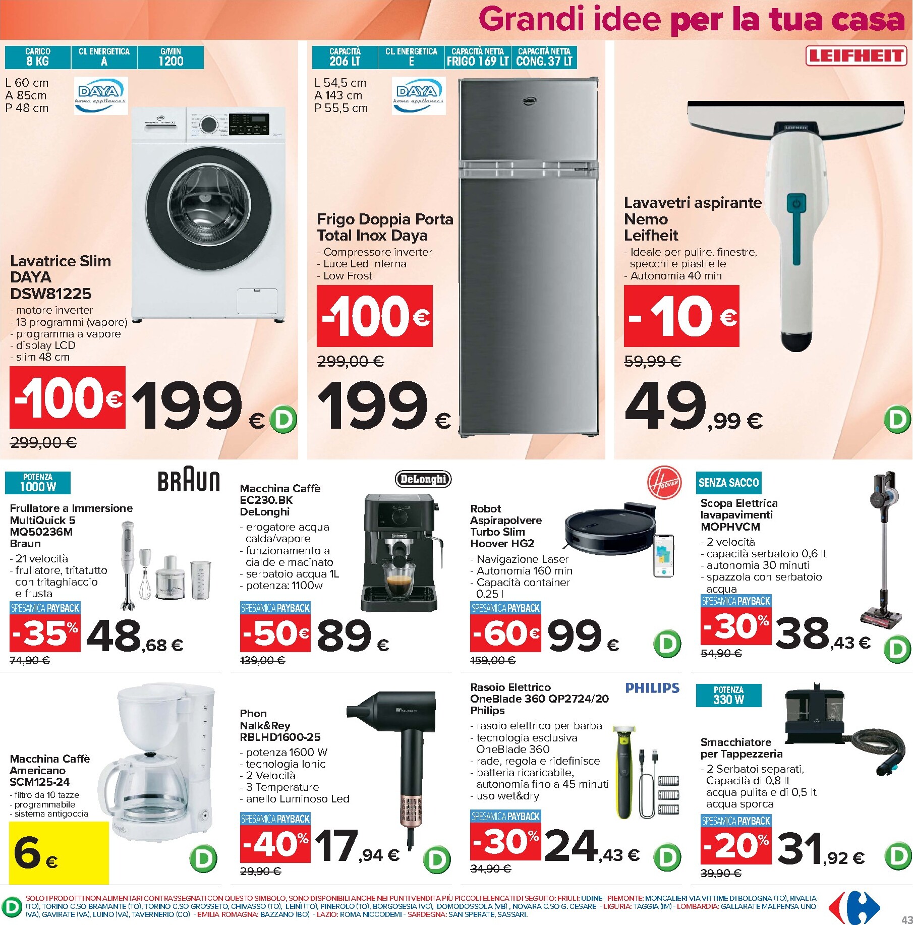 carrefour - Volantino Carrefour per la prossima settimana dal venerdì 04/09/2026 al domenica 13/09/2026 - page: 43