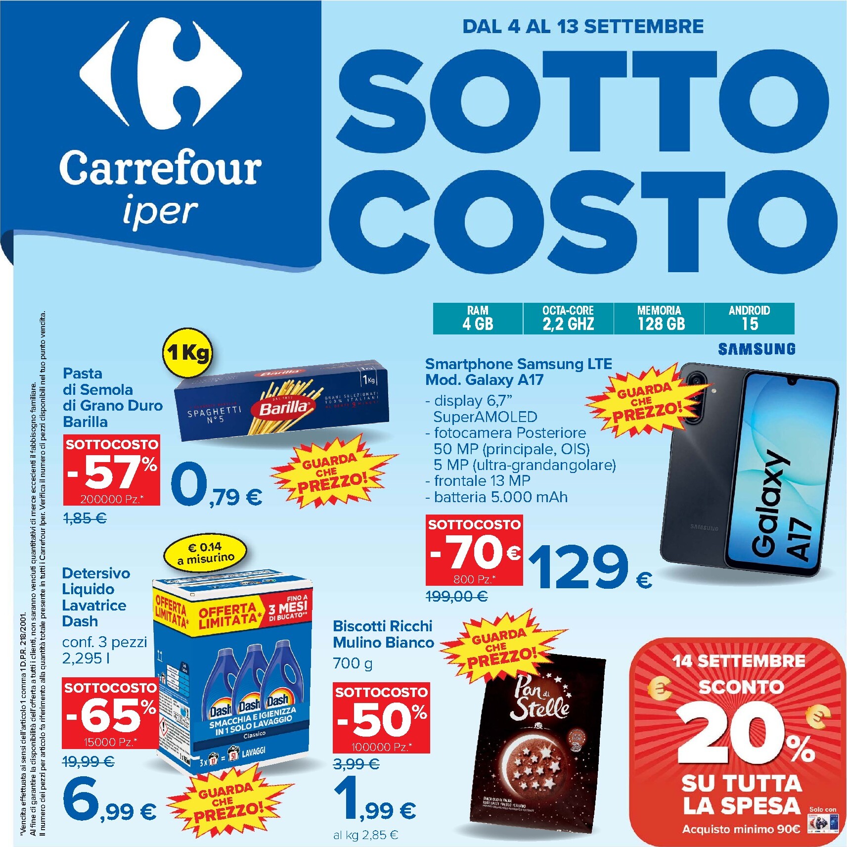 carrefour - Volantino Carrefour per la prossima settimana dal venerdì 04/09/2026 al domenica 13/09/2026