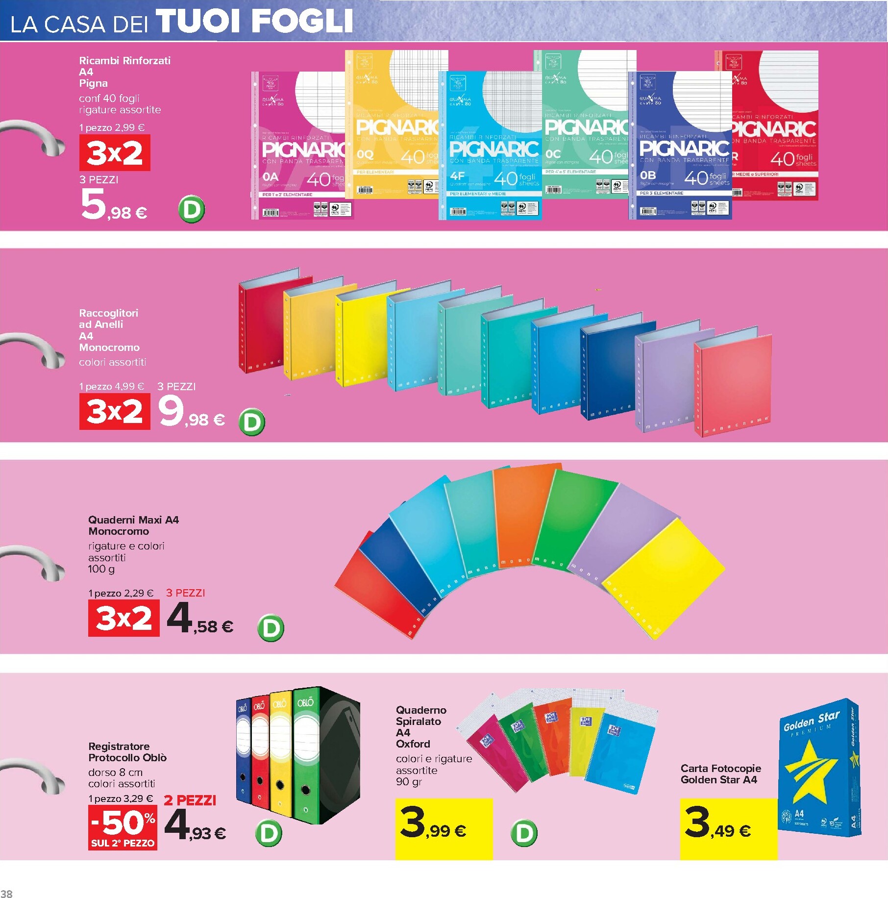 carrefour - Volantino Carrefour per la prossima settimana dal venerdì 04/09/2026 al domenica 13/09/2026 - page: 38