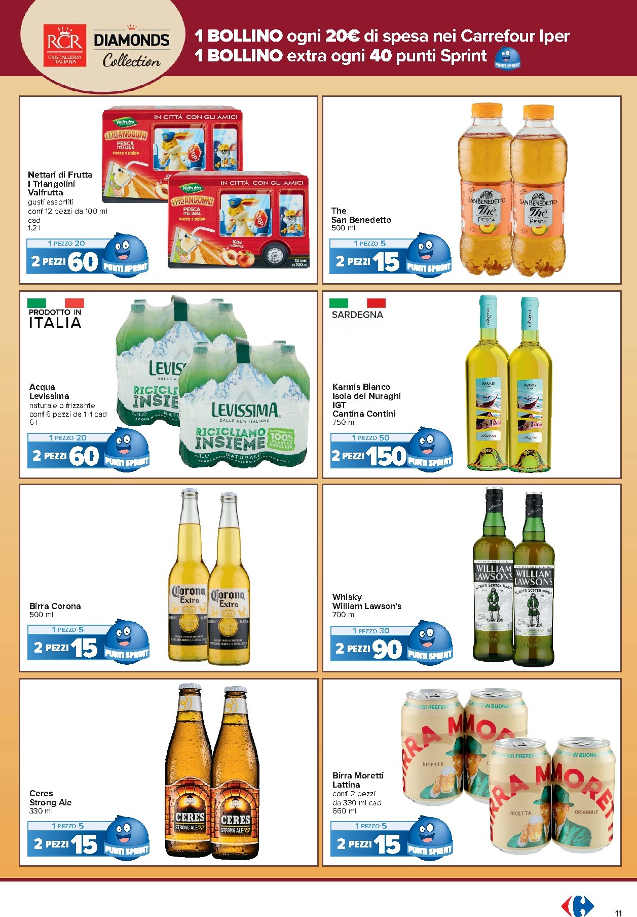 carrefour - Volantino Carrefour - Punti Sprint Payback per la prossima settimana dal martedì 15/09/2026 al lunedì 28/09/2026 - page: 11