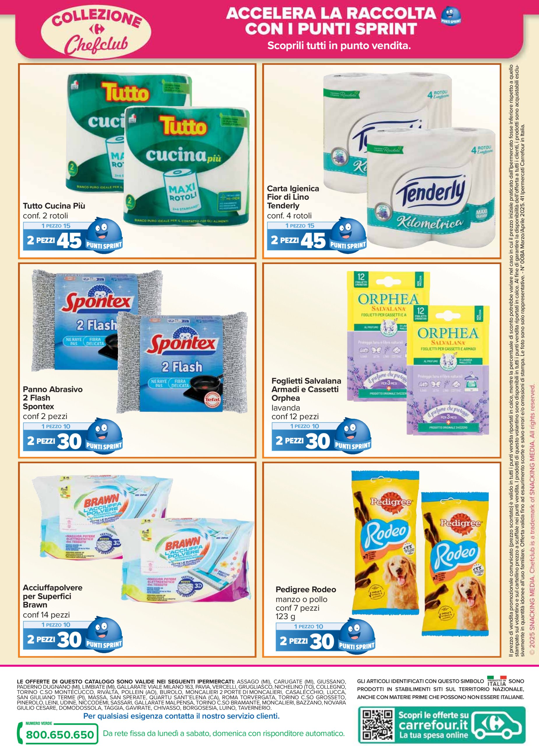 carrefour - Volantino Carrefour - Punti Sprint Payback valido dal 25/03 al 06/04 - page: 24