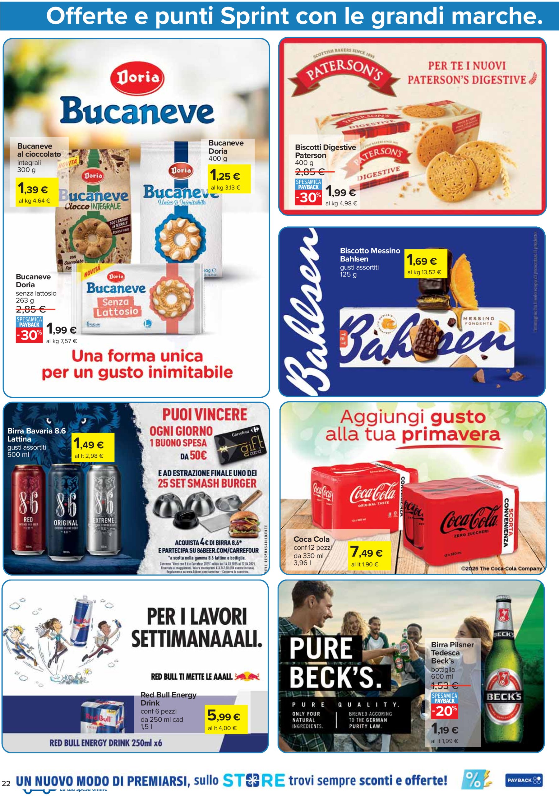 carrefour - Volantino Carrefour - Punti Sprint Payback valido dal 25/03 al 06/04 - page: 22