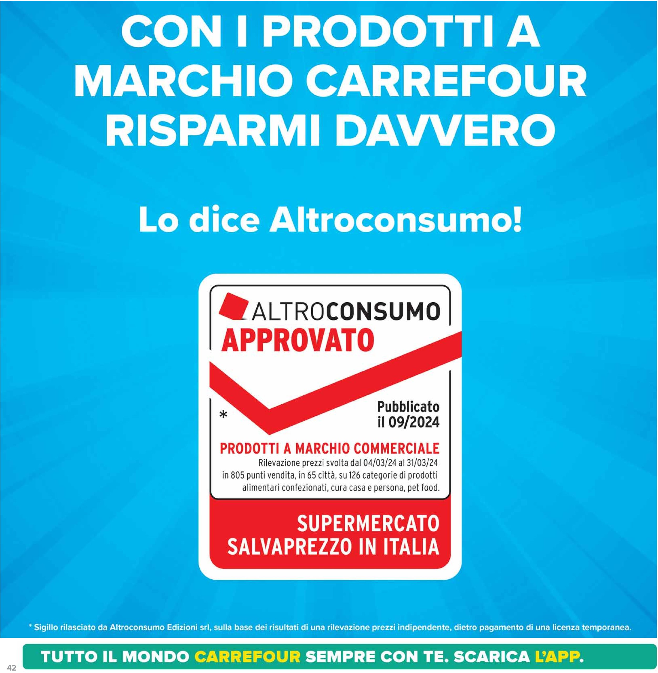 carrefour - Volantino Carrefour - Sconti 30%, 40% e 50% valido dal 25/03 al 07/04 - page: 42 carrefour - Volantino Carrefour - Sconti 30%, 40% e 50% valido dal 25/03 al 07/04 - page: 42