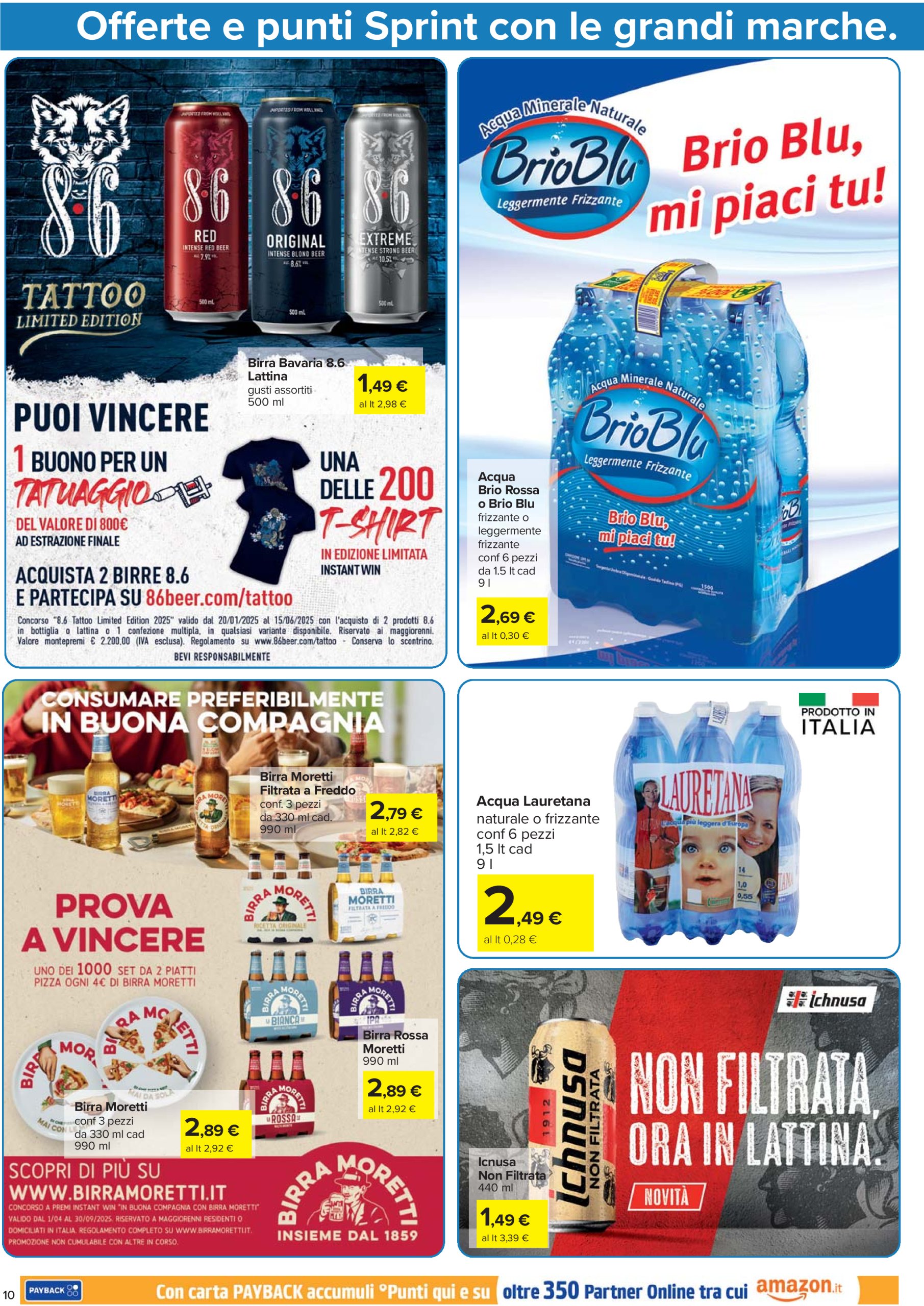 carrefour - Volantino Carrefour - Punti Sprint Payback valido dal 22/04 al 04/05 - page: 10