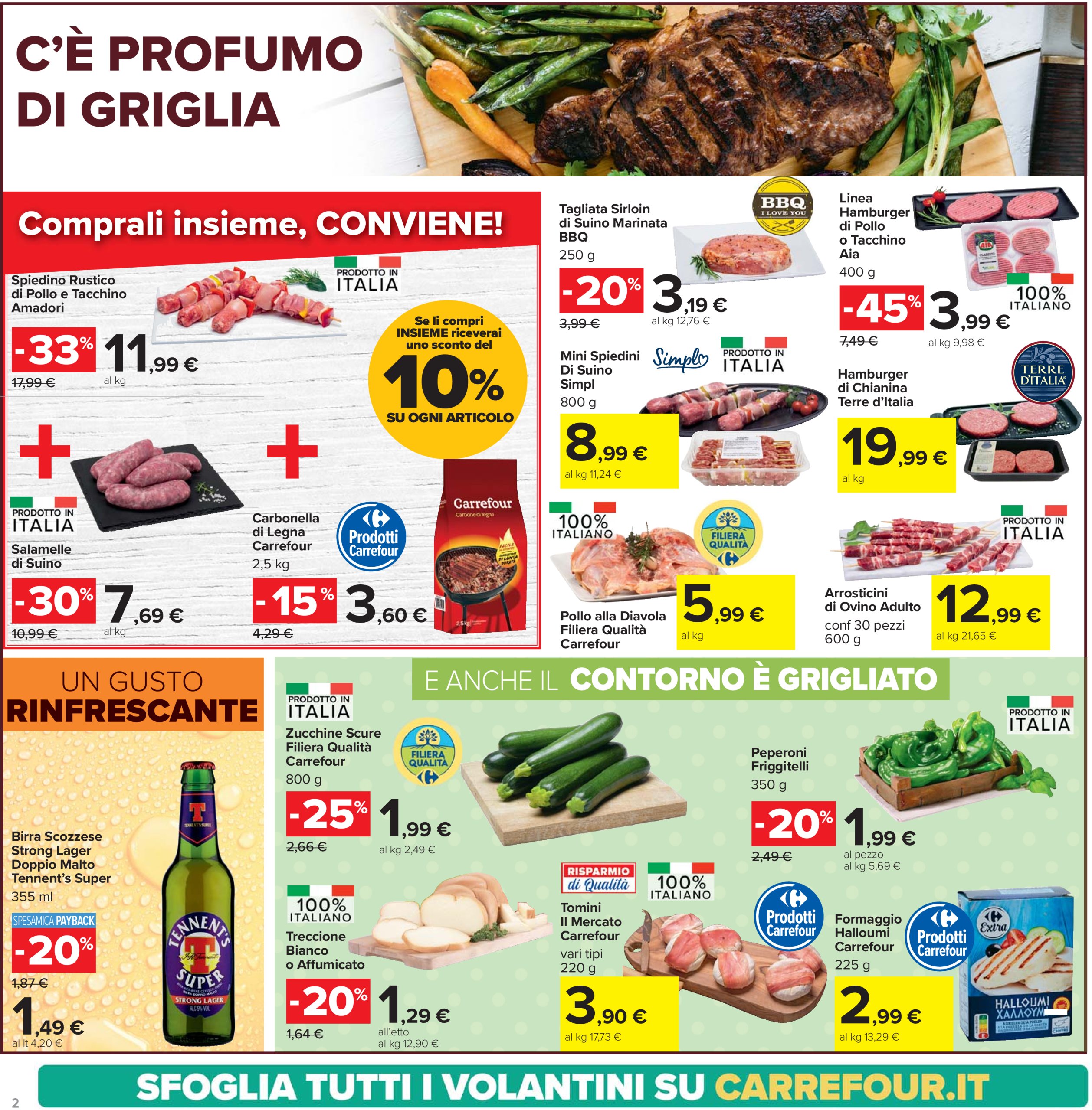 carrefour - Volantino Carrefour - Sconti alla griglia valido dal 22/04 al 04/05 - page: 2 carrefour - Volantino Carrefour - Sconti alla griglia valido dal 22/04 al 04/05 - page: 2